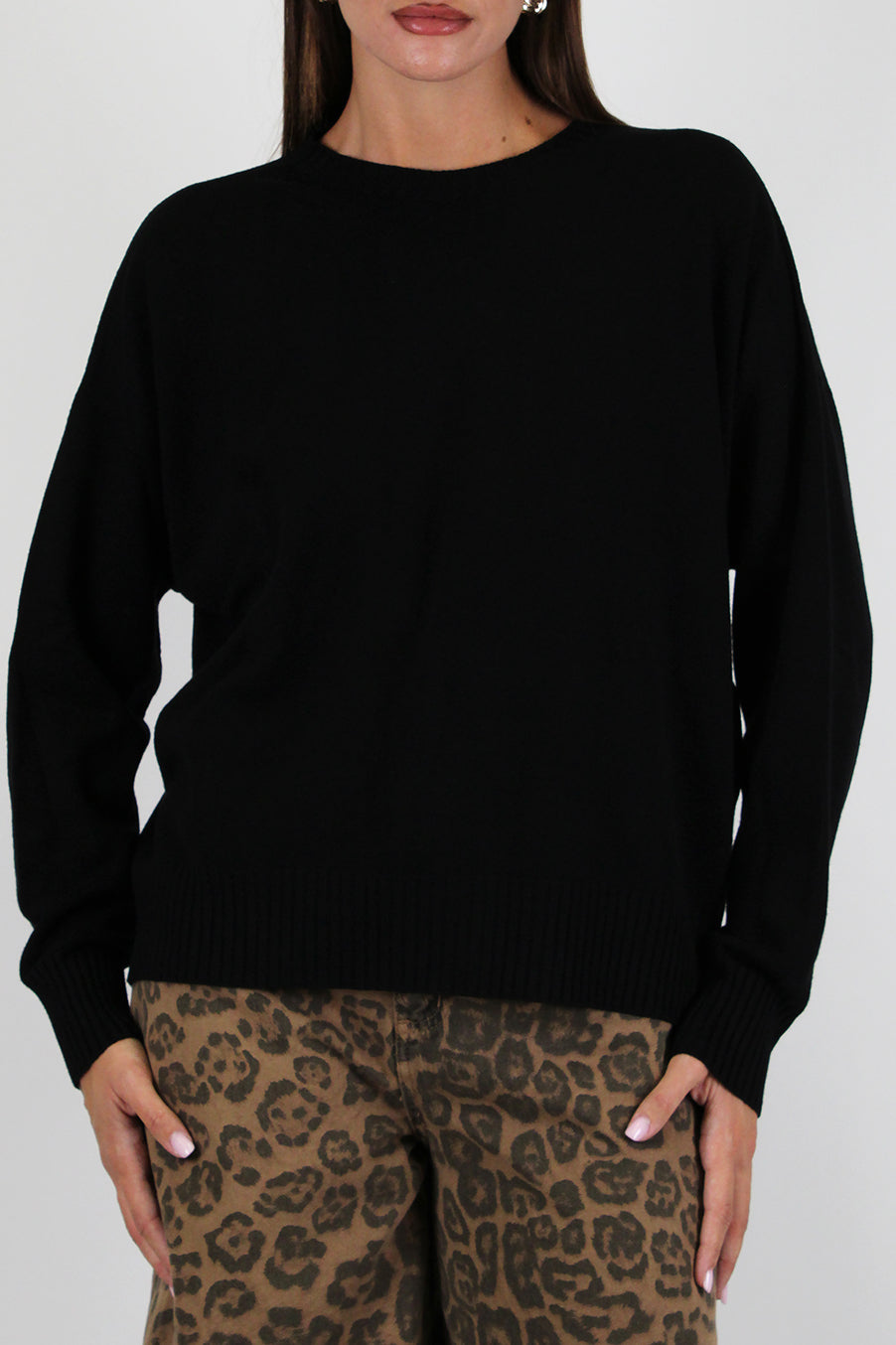 Kontatto - Maglia girocollo over
