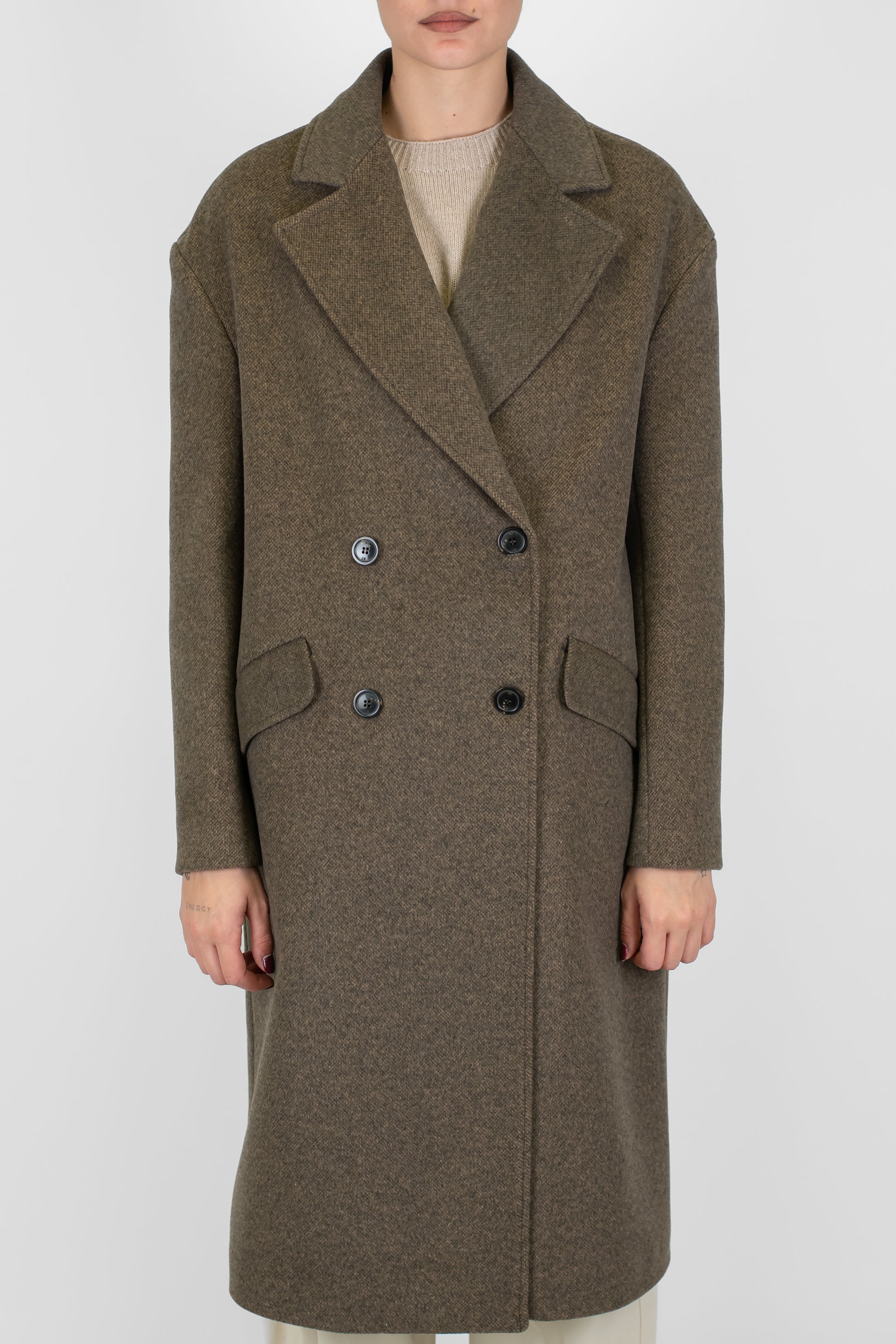 Maryley - Cappotto over doppiopetto