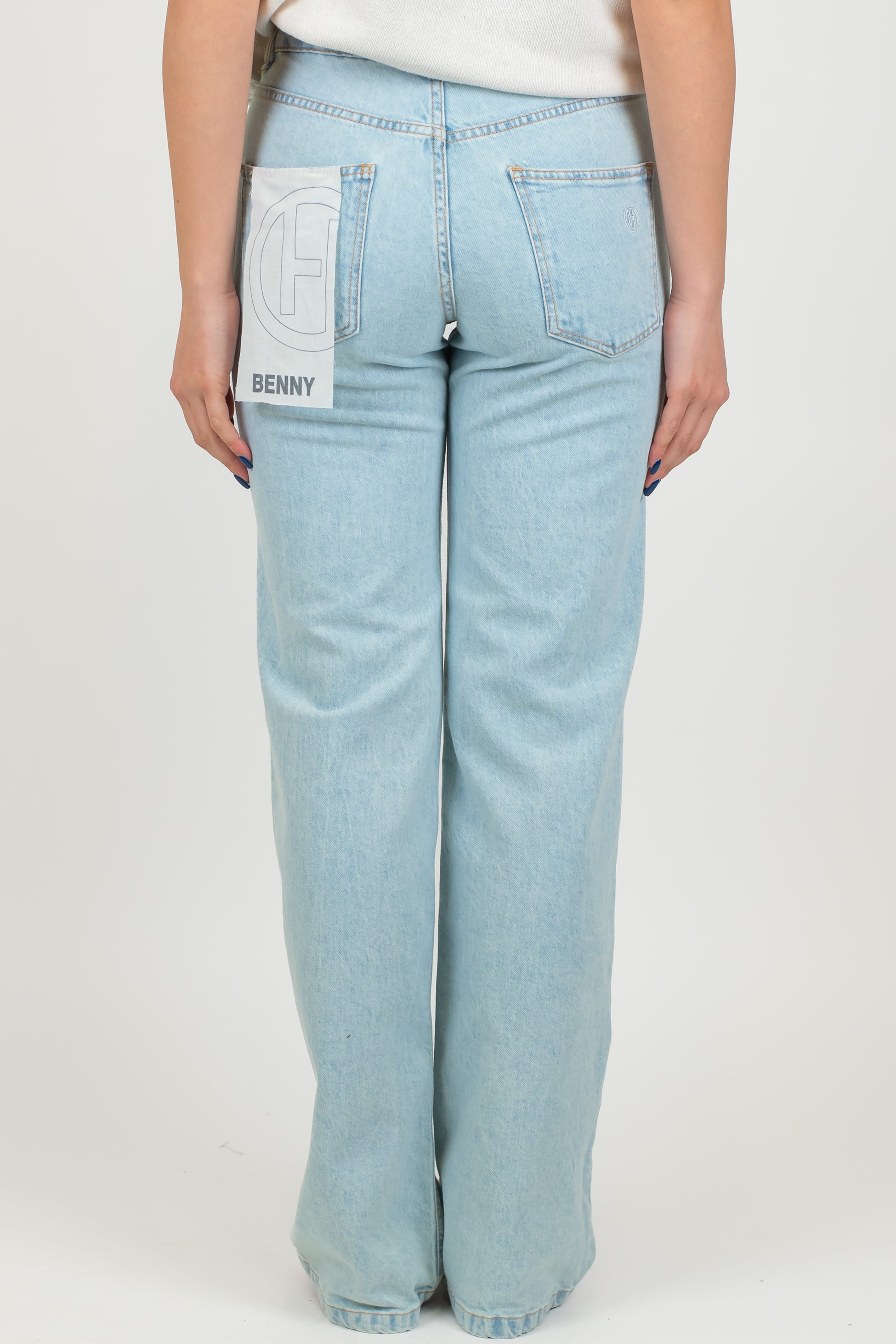 Haveone - Jeans regular lavaggio chiaro modello Benny