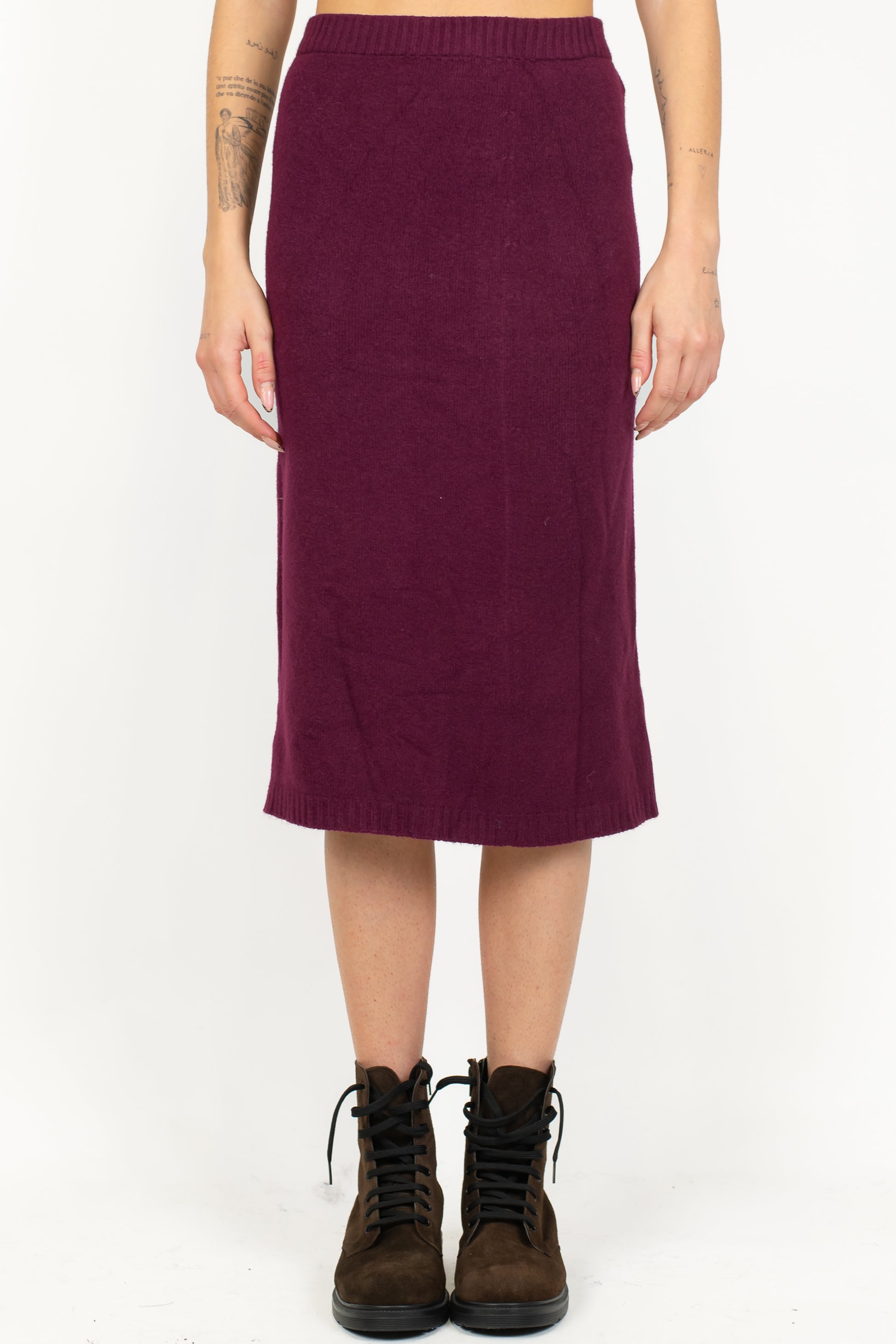 Maryley - Gonna in maglia con elastico in vita