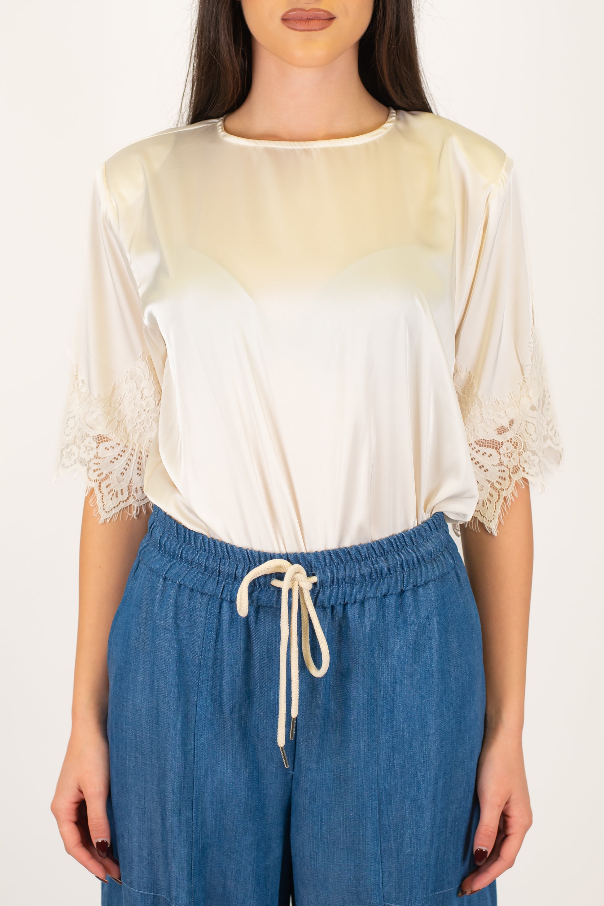 Haveone - Body mezzamanica con passamanerie