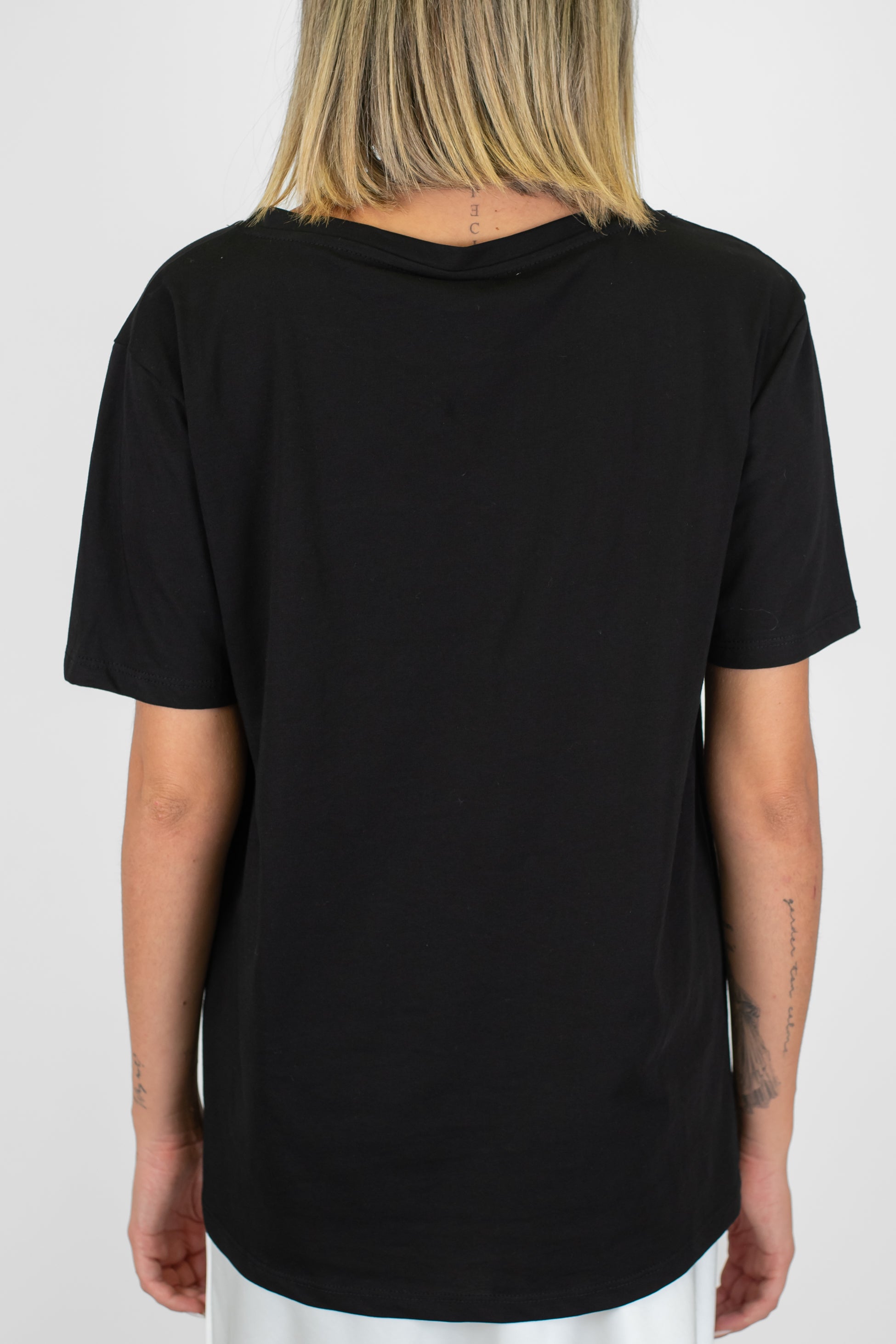 Tensione in - T-shirt girocollo over