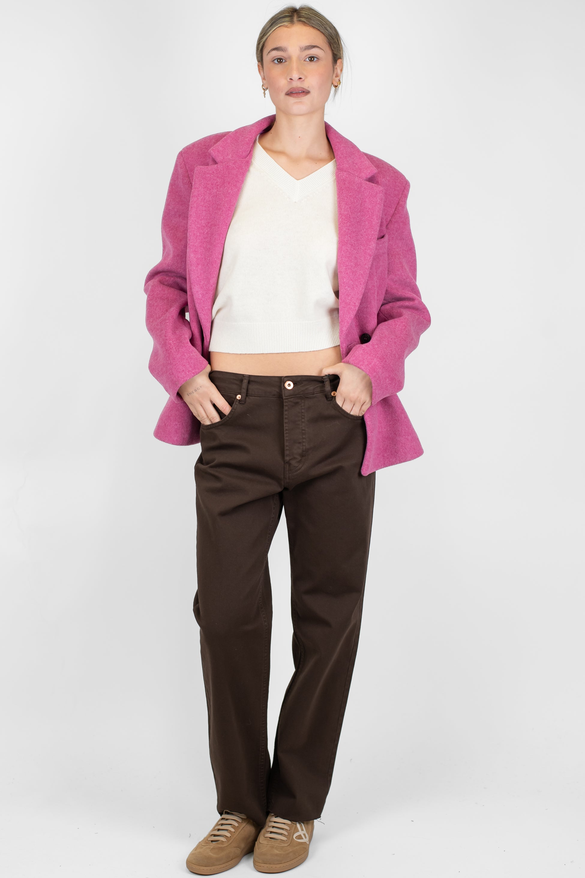 Tensione in - Pantalone regular in denim colorato