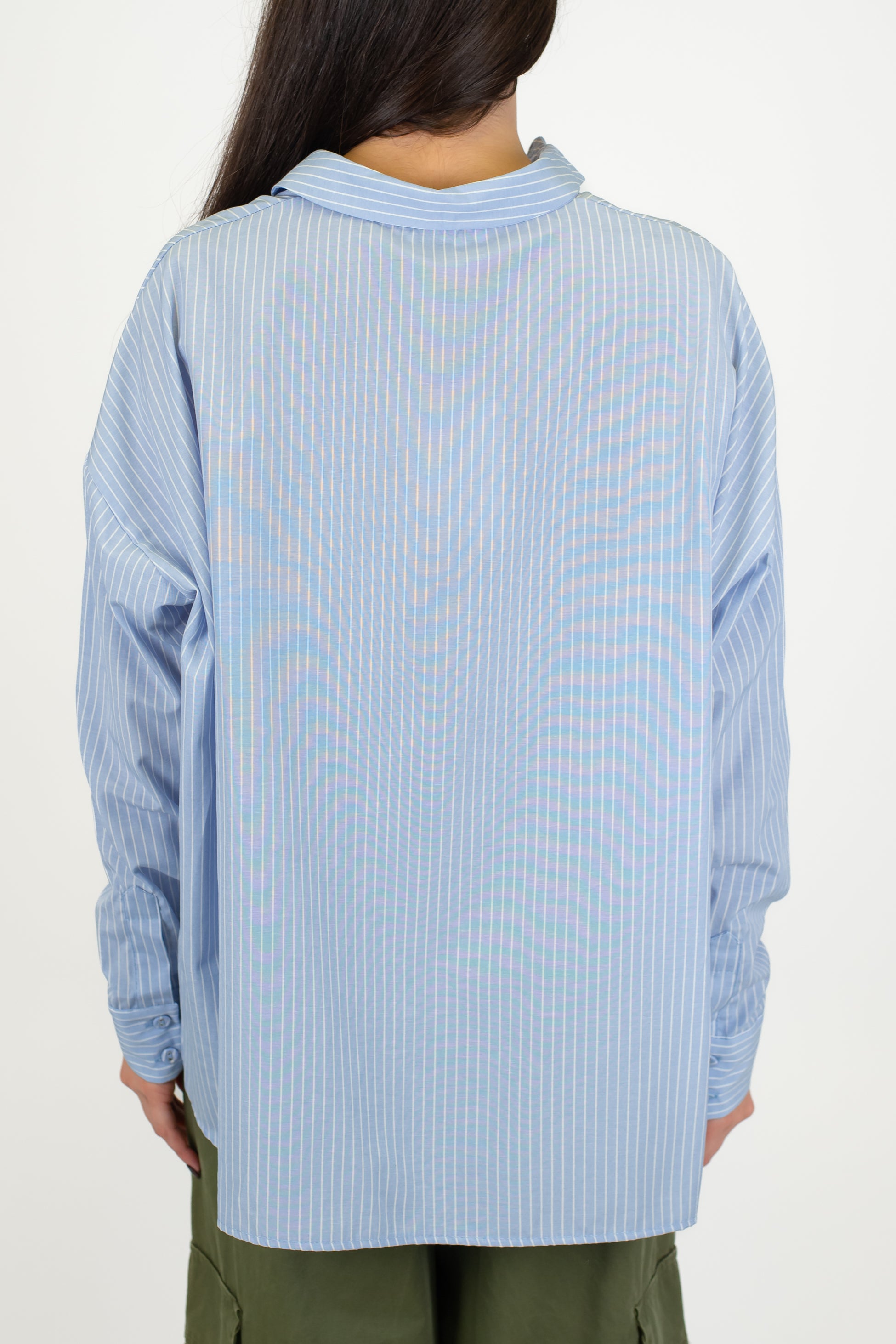 Motel - Camicia over fantasia a righe