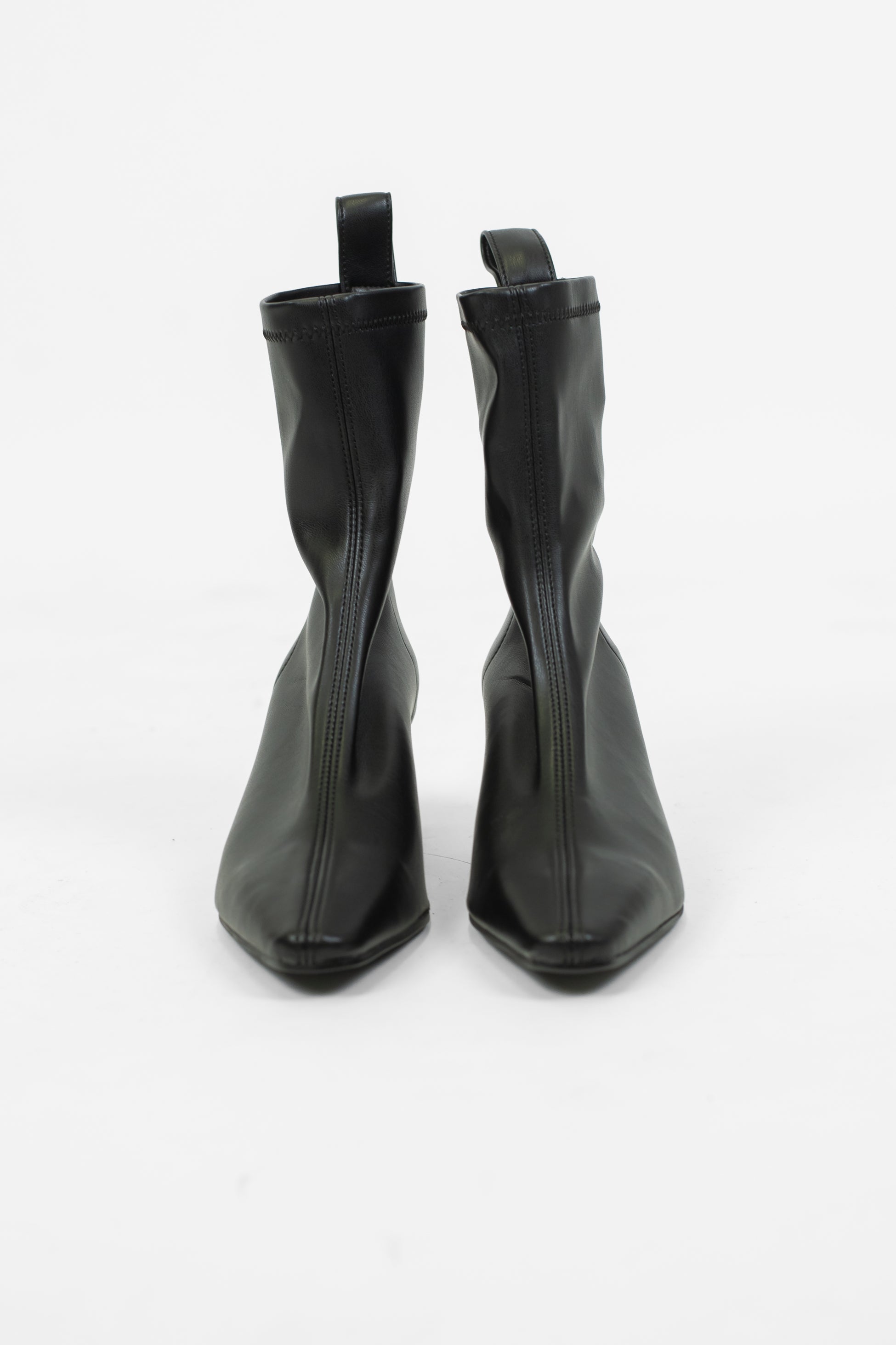 Ovyè - Tronchetto stretch in pelle