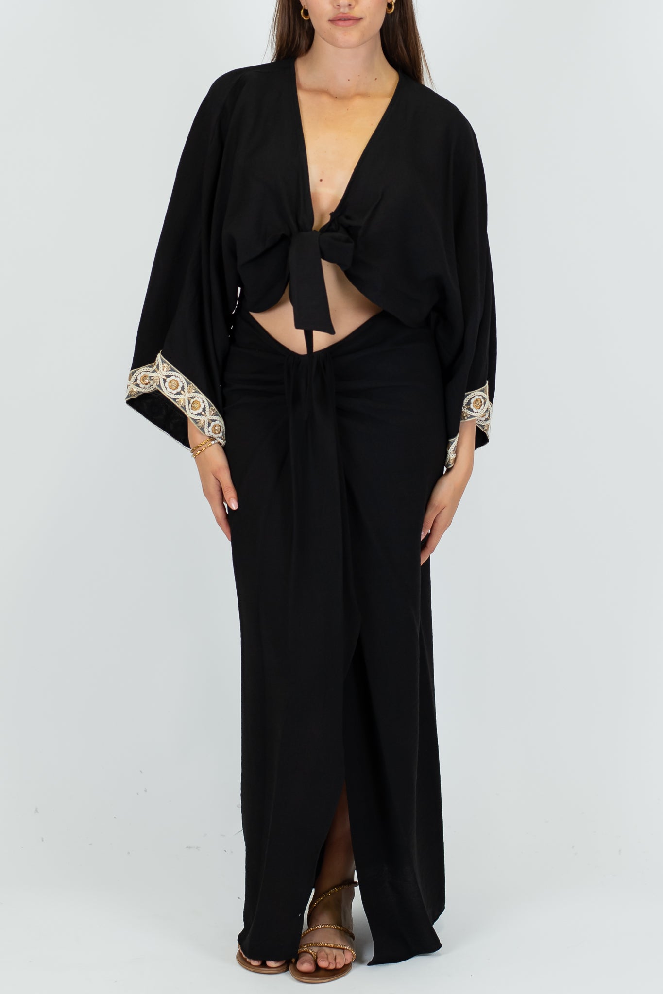 Haveone - Gonna longuette con nodo avanti