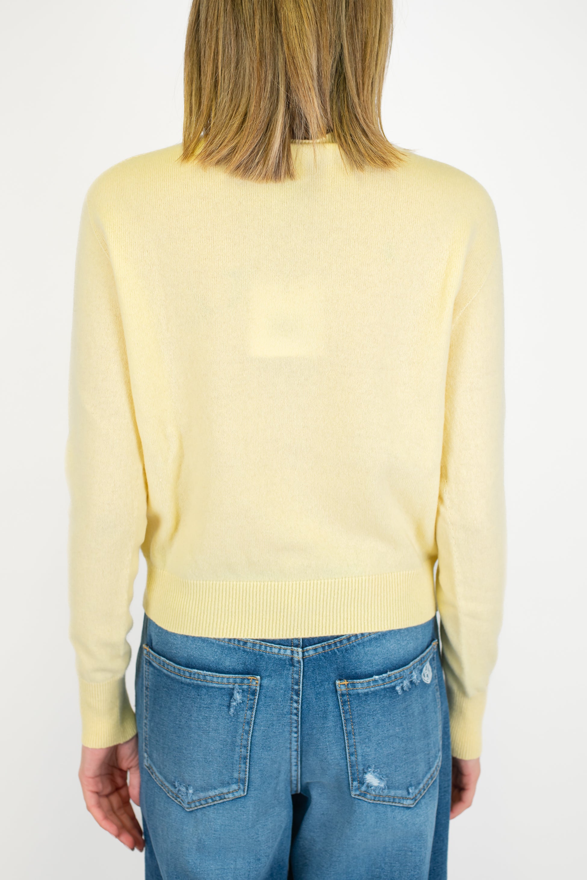 Tensione in - Maglia slim in pura lana