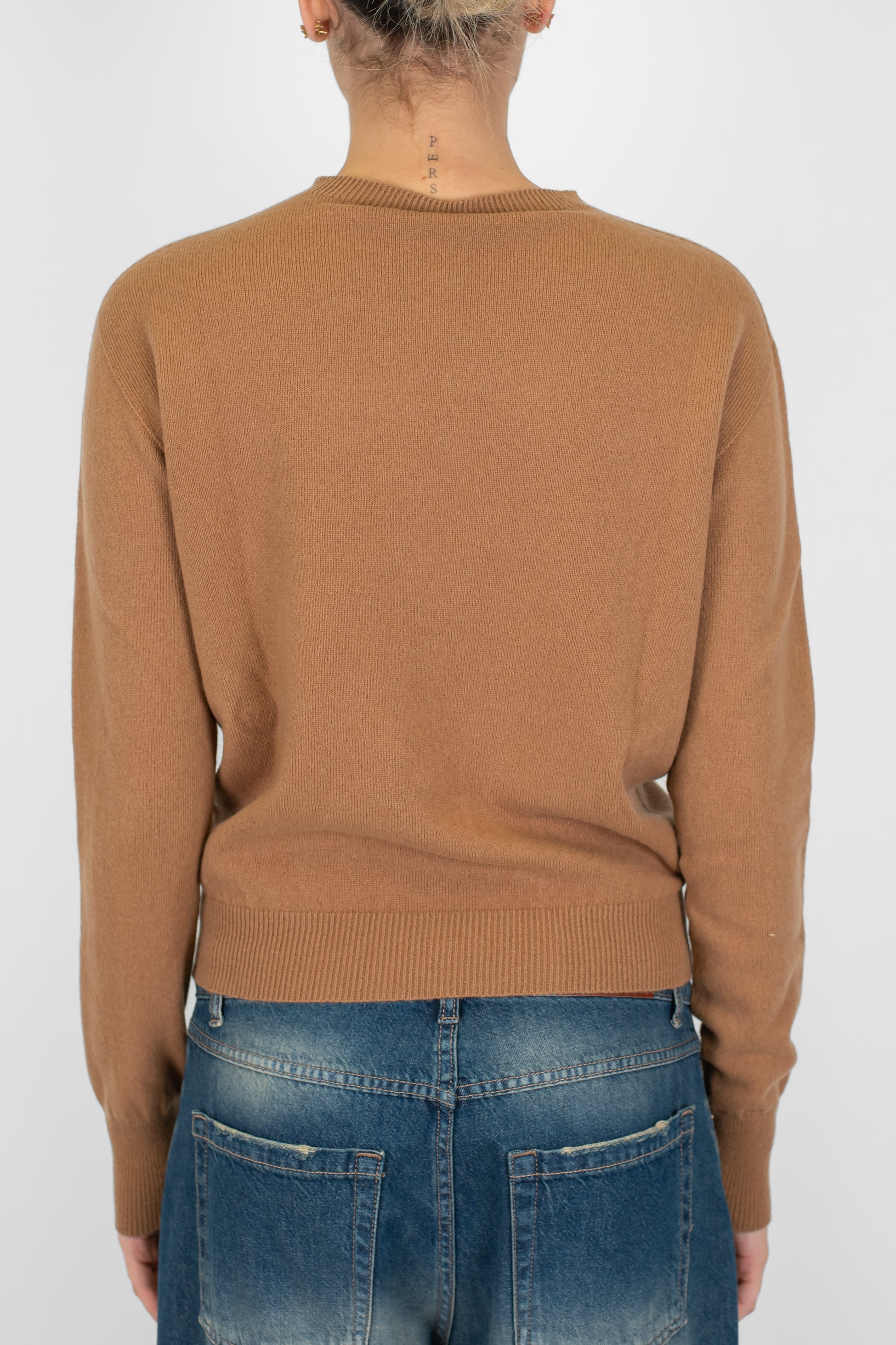 Tensione in - Maglia slim in pura lana