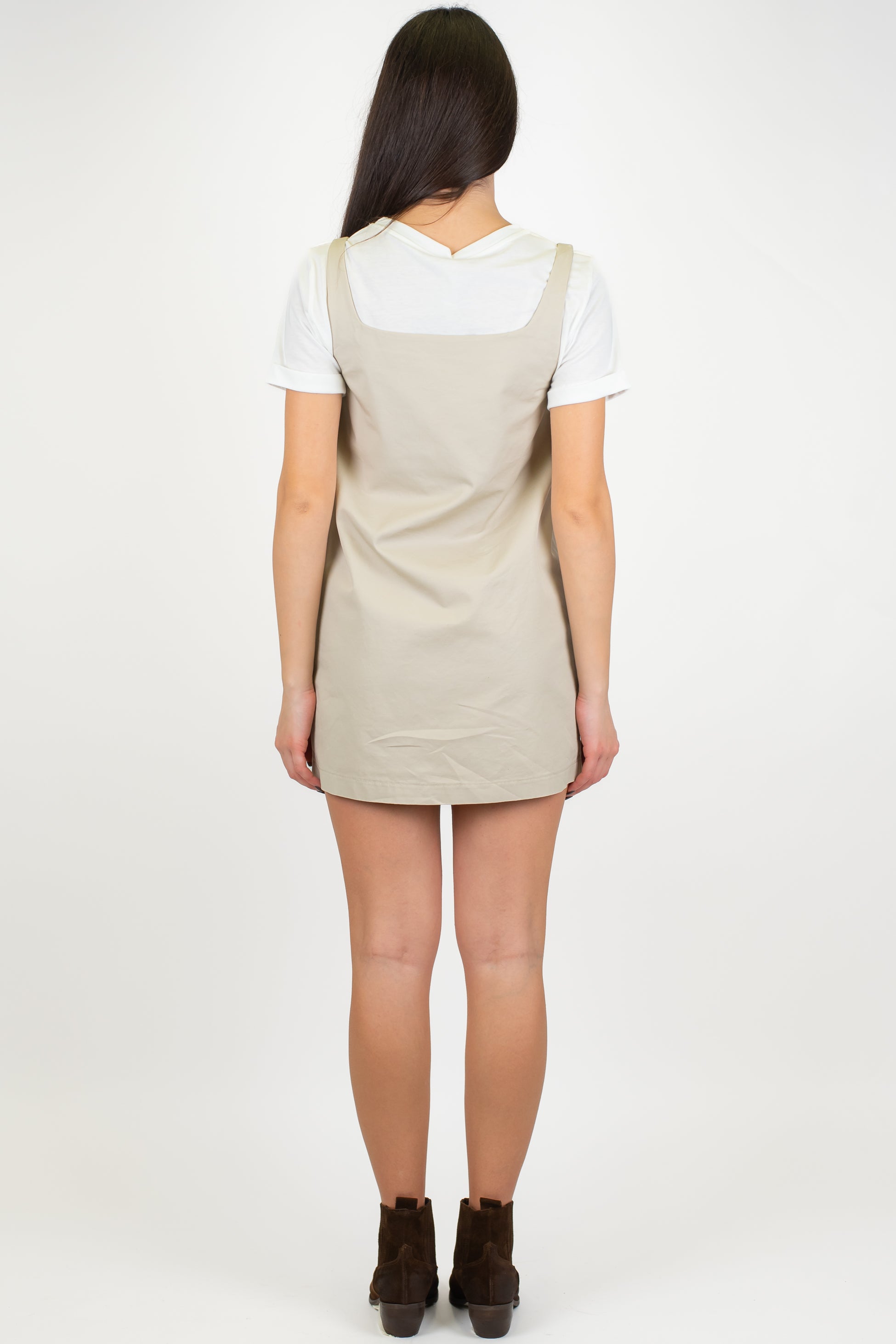 Tensione in - Abito corto in cotone con t-shirt basic