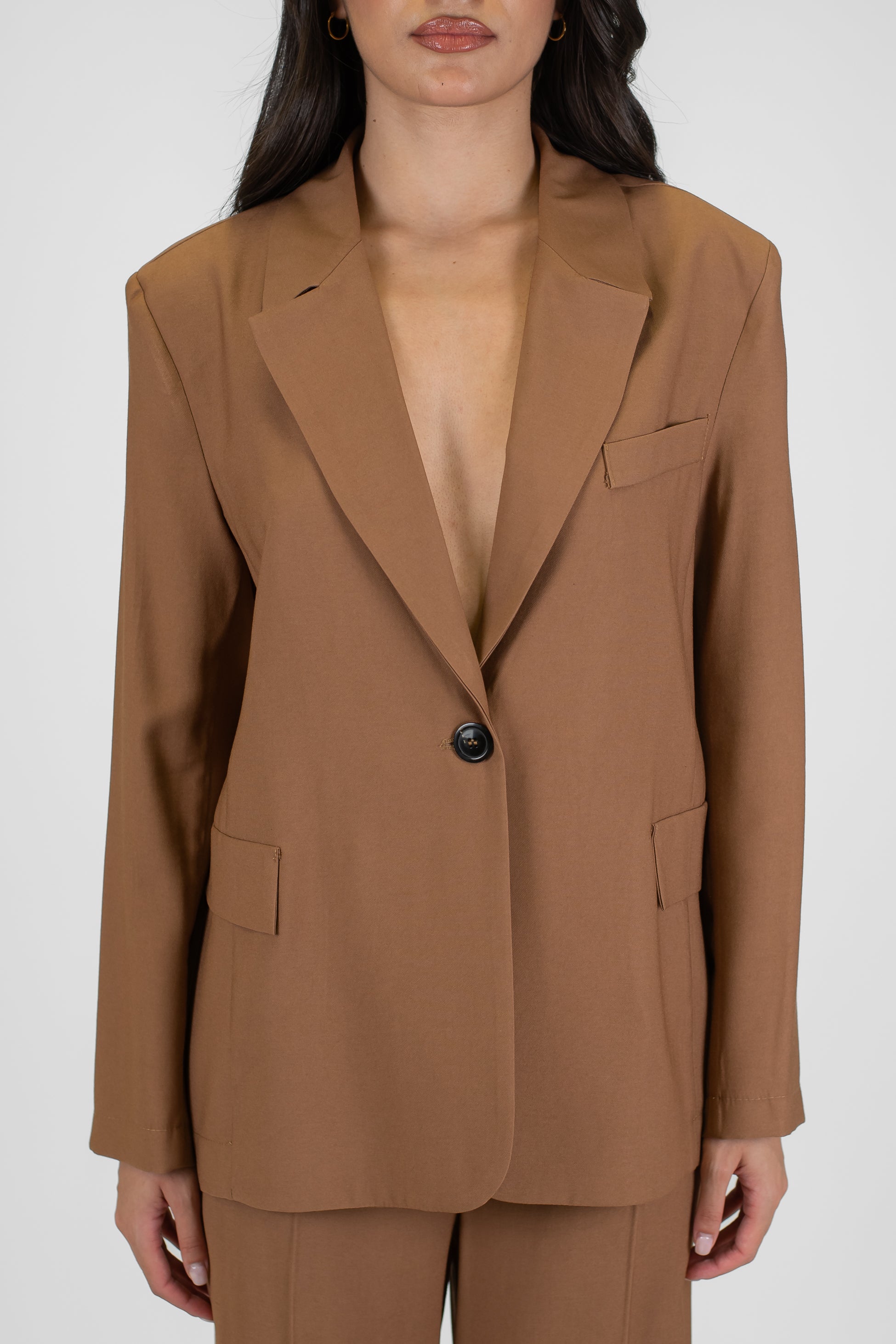 Maryley - Giacca doppiopetto con rever a lancia