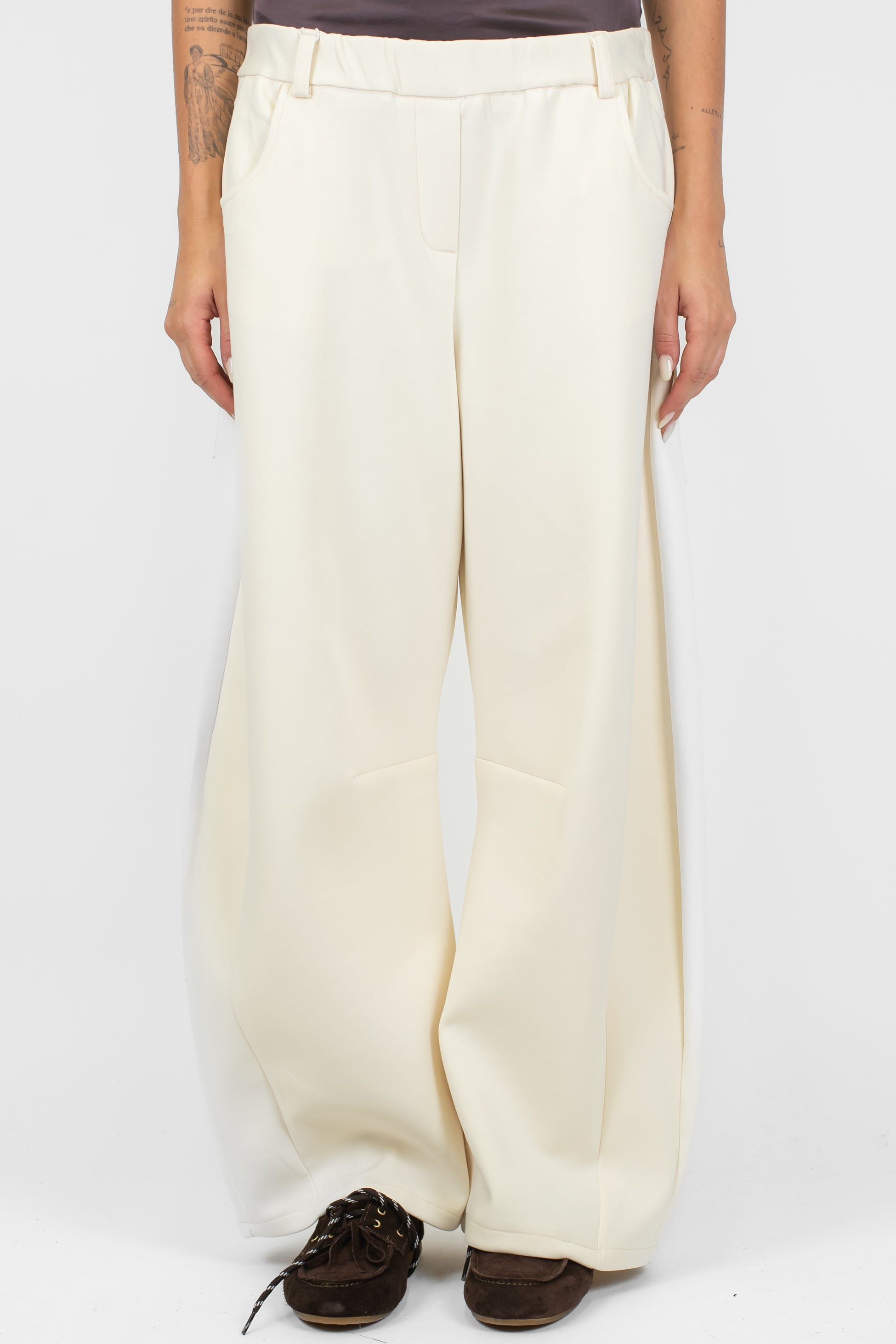 Motel - Pantalone balloon ampio con elastico in vita