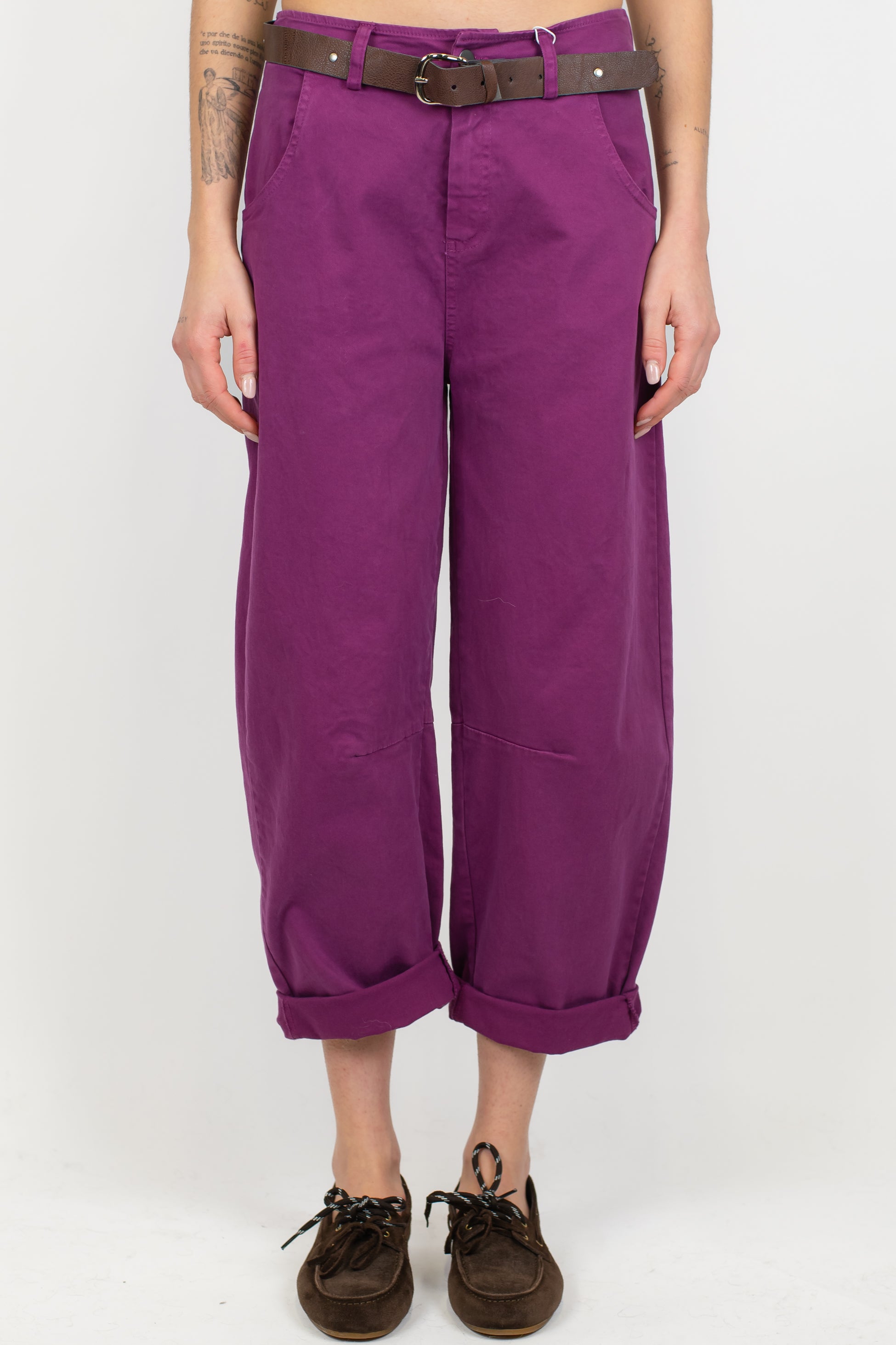 Motel - Pantalone balloon in cotone invernale