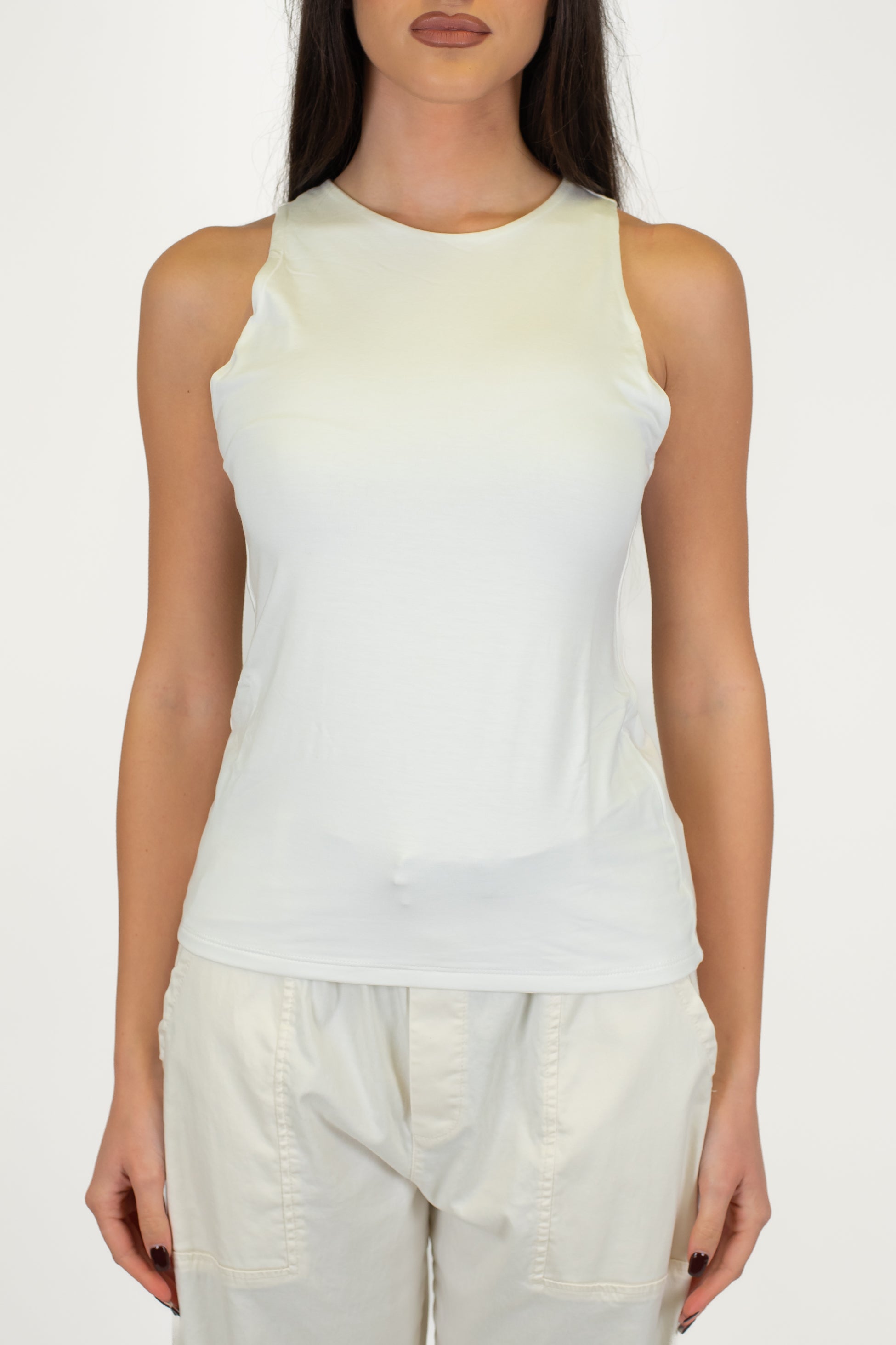 Kontatto - Canotta basic in viscosa