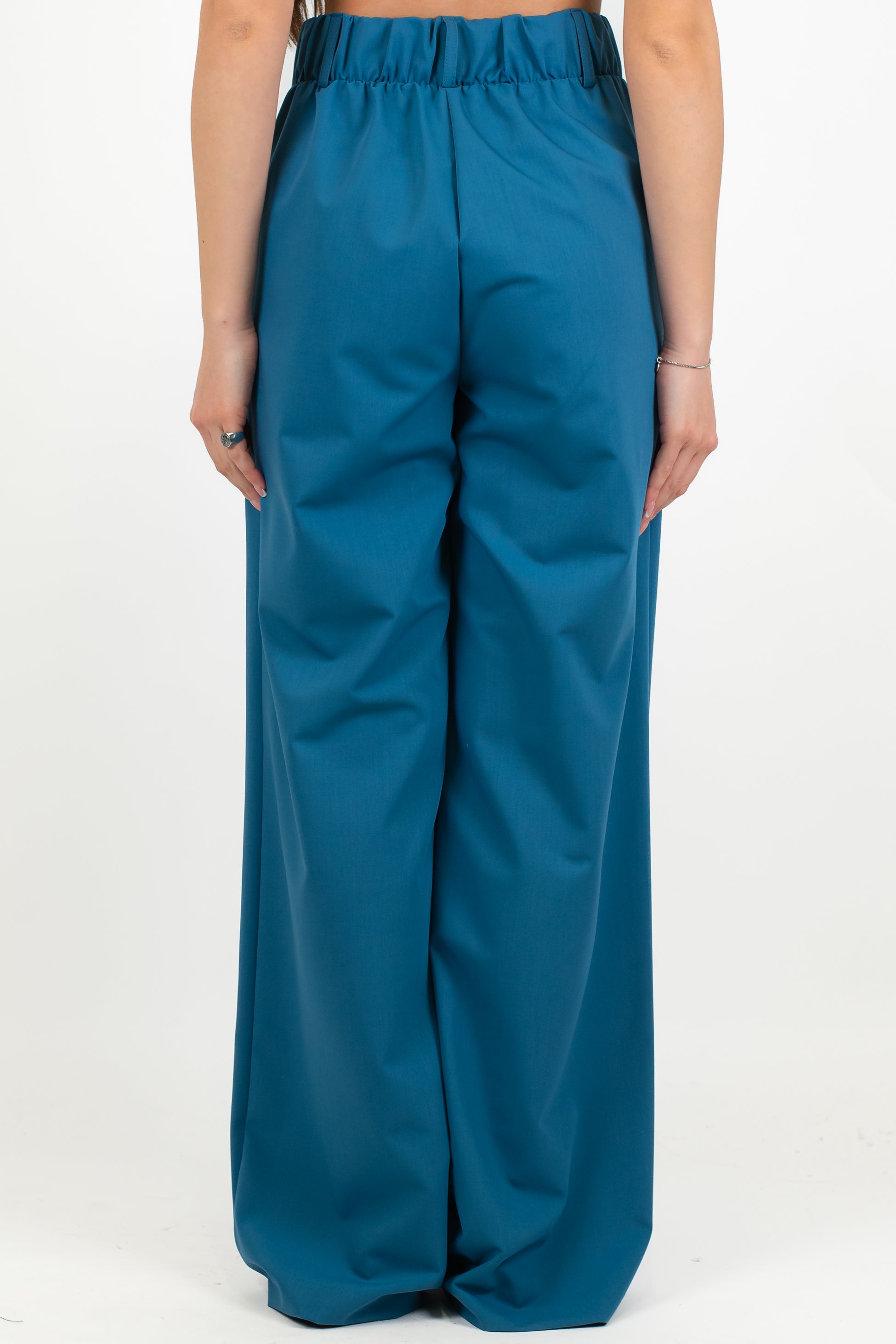 Dixie - Pantalone palazzo con elastico sul retro