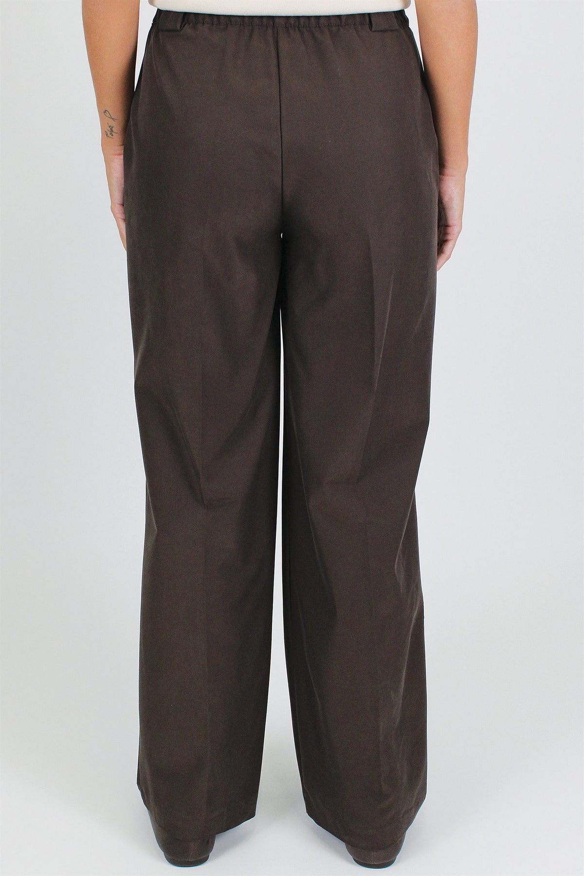 Dixie - Pantalone palazzo con elastico sul retro