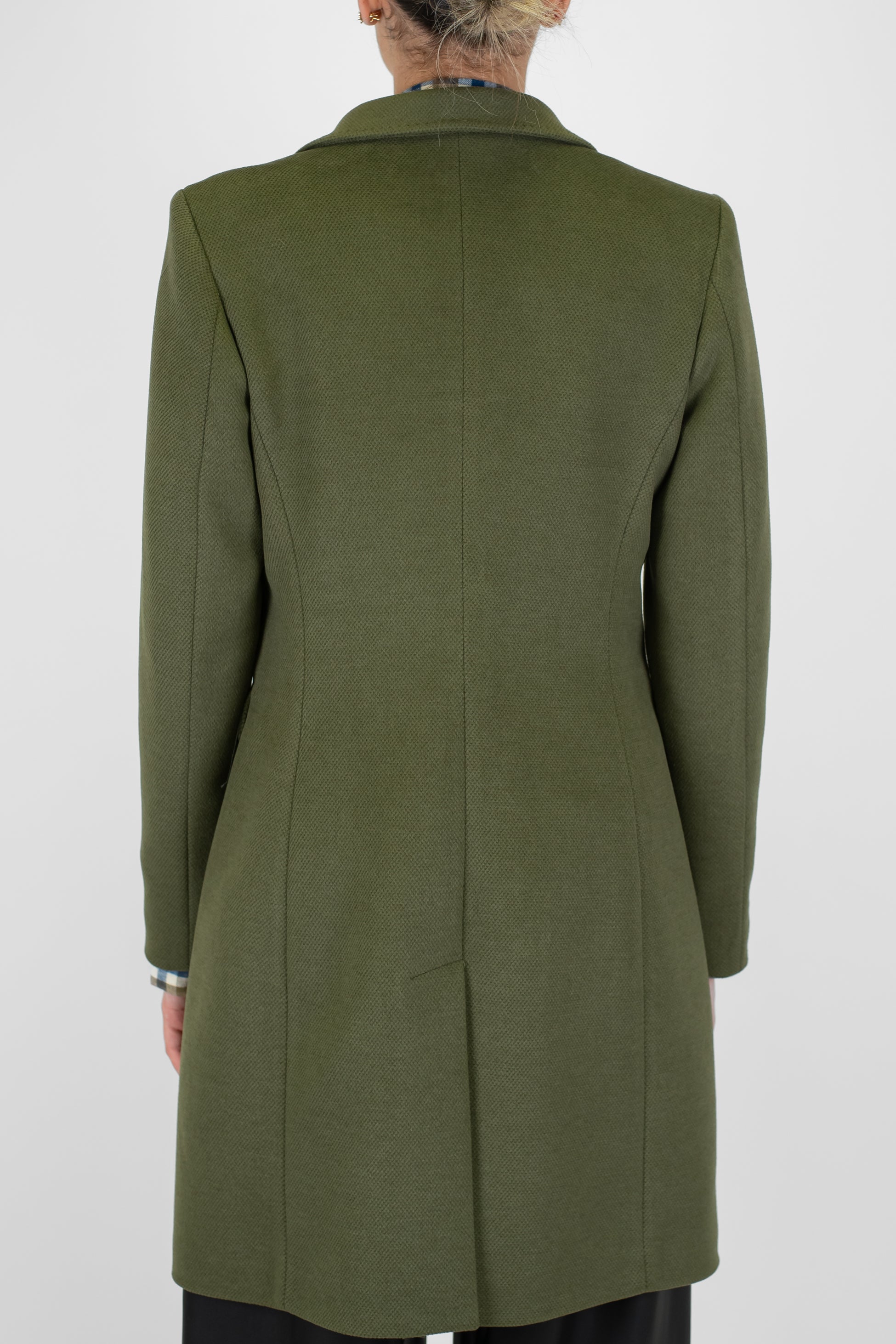 Maryley - Cappotto monopetto con cintura