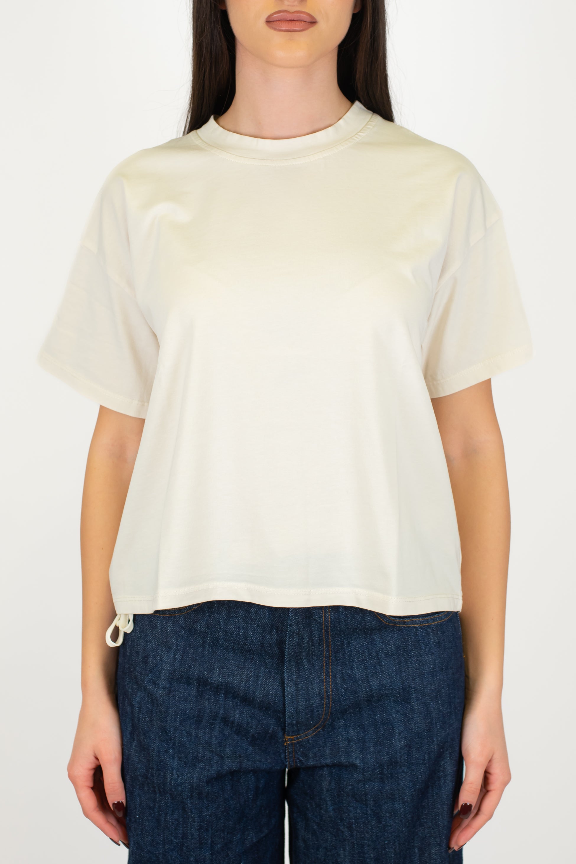 Haveone - T-shirt basic girocollo a scatola