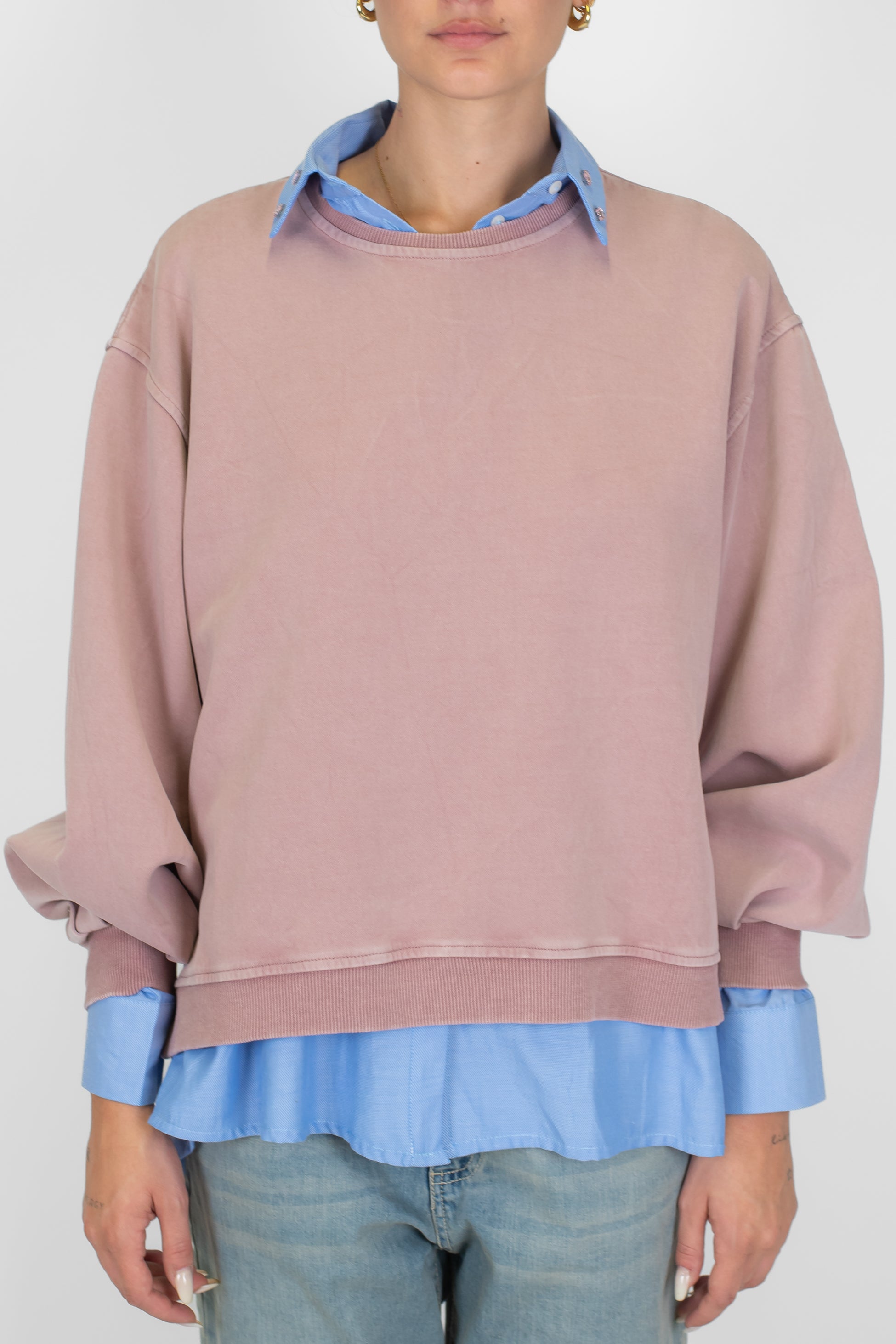 Tensione in - Felpa girocollo over