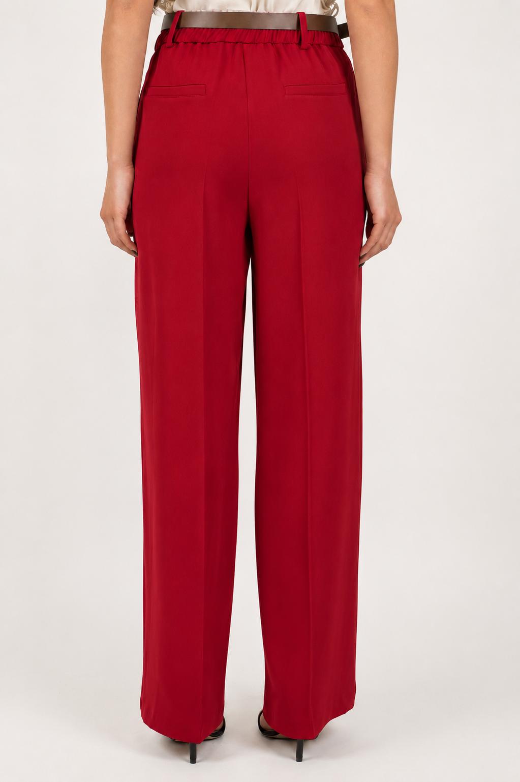 Motel - Pantalone palazzo in tessuto fluido con elastico sul retro