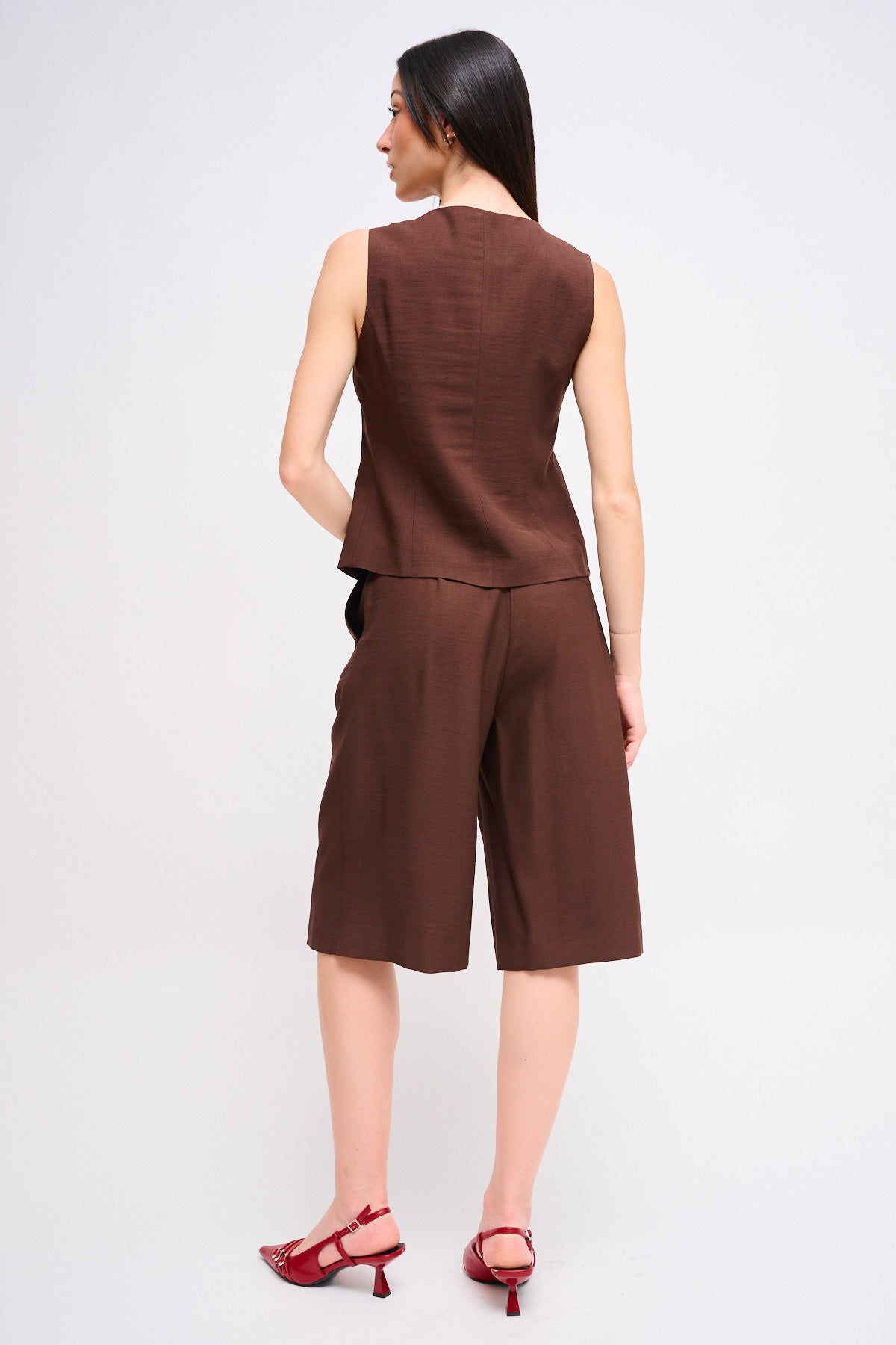 Maryley - Coordinato con gilet e bermuda