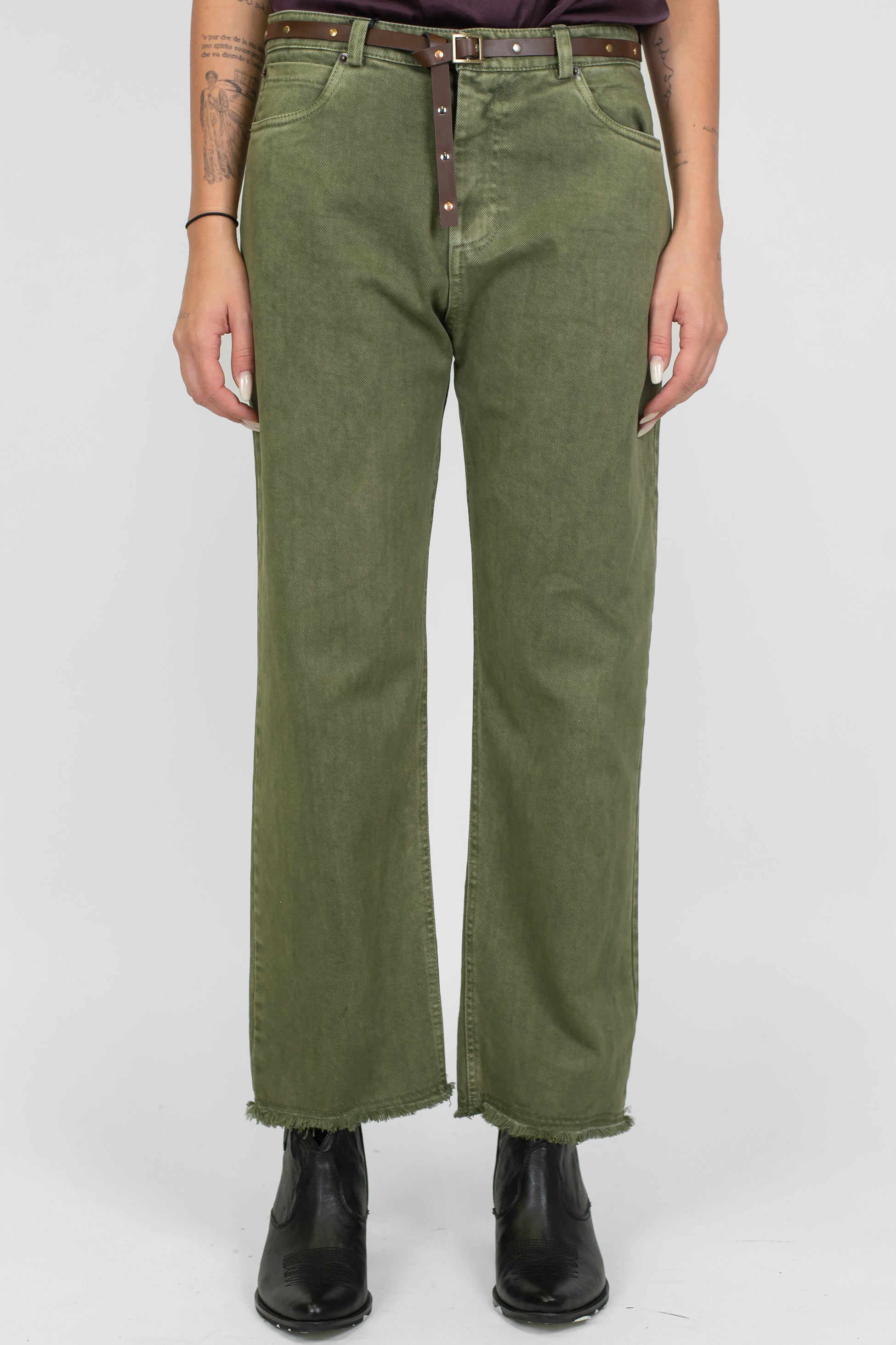 Tensione in - Pantalone regular in denim colorato