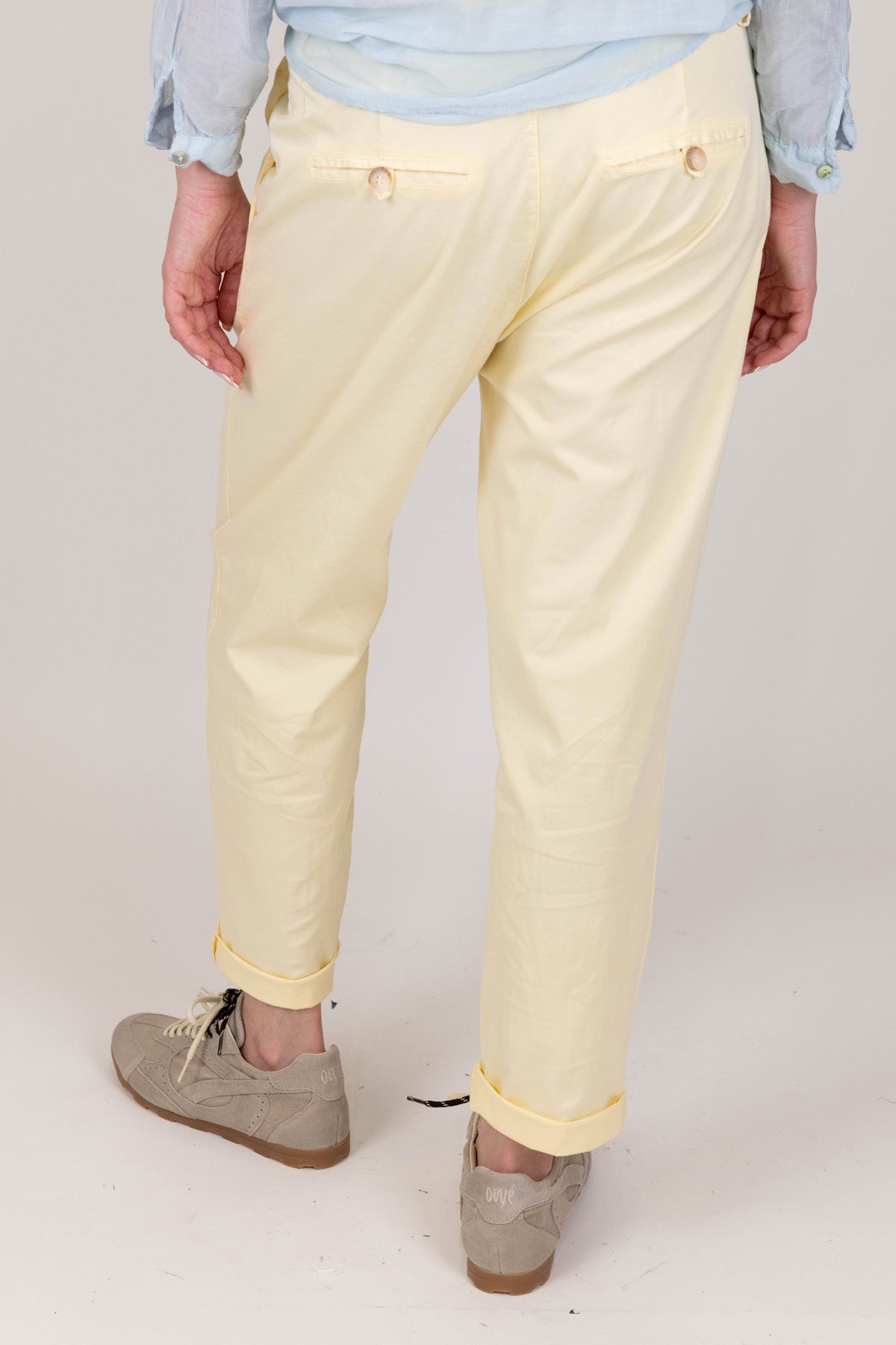 Motel - Pantalone regular con elastico in vita