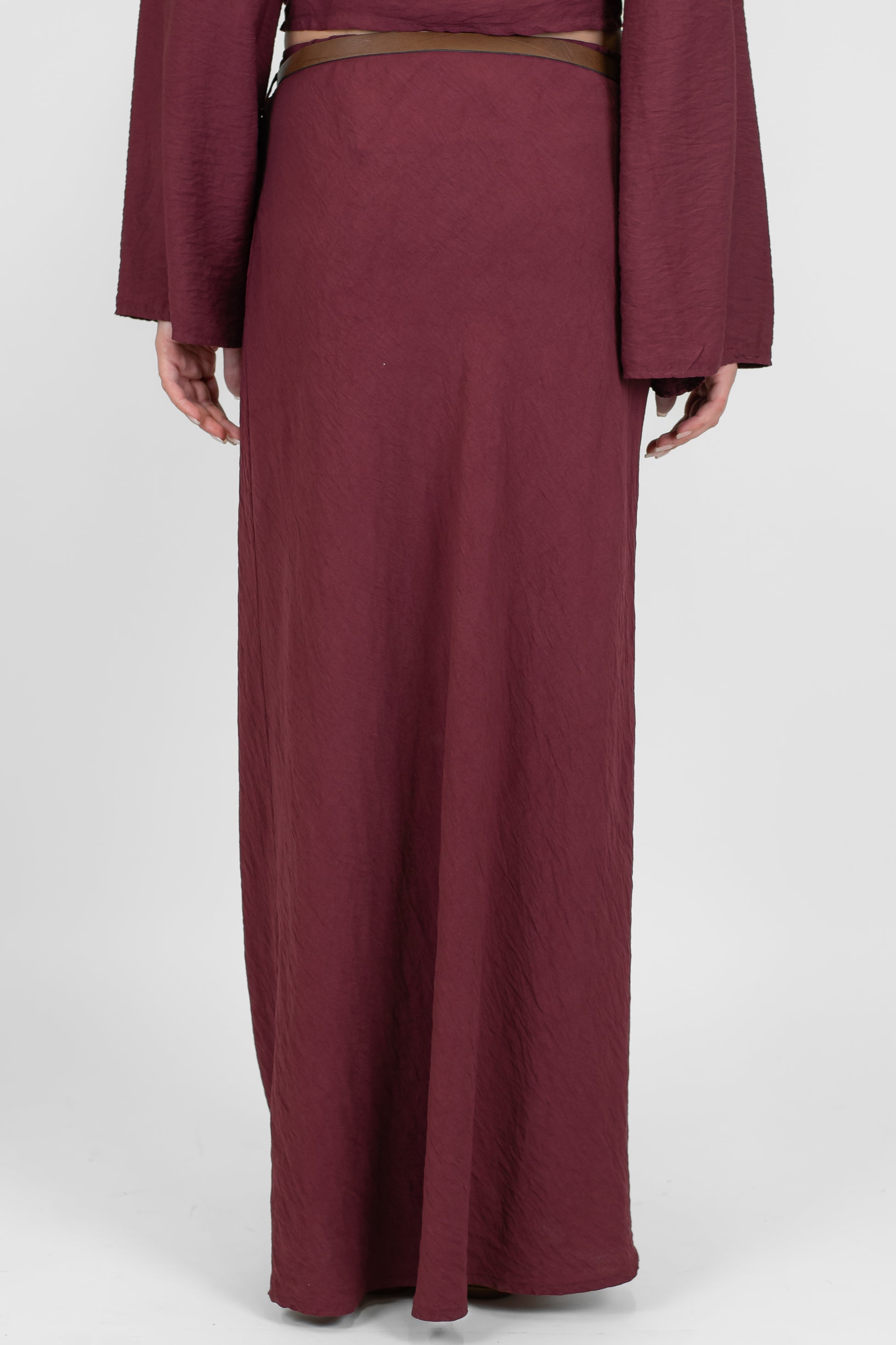 Haveone - Gonna in viscosa leggera con elastico in vita