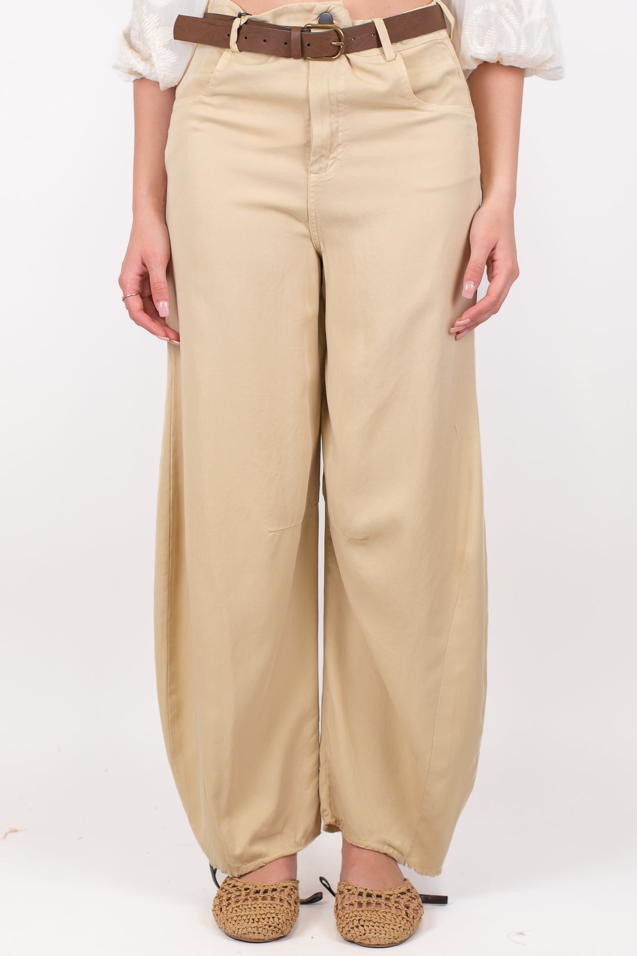 Tensione in - Pantalone balloon in lyocell