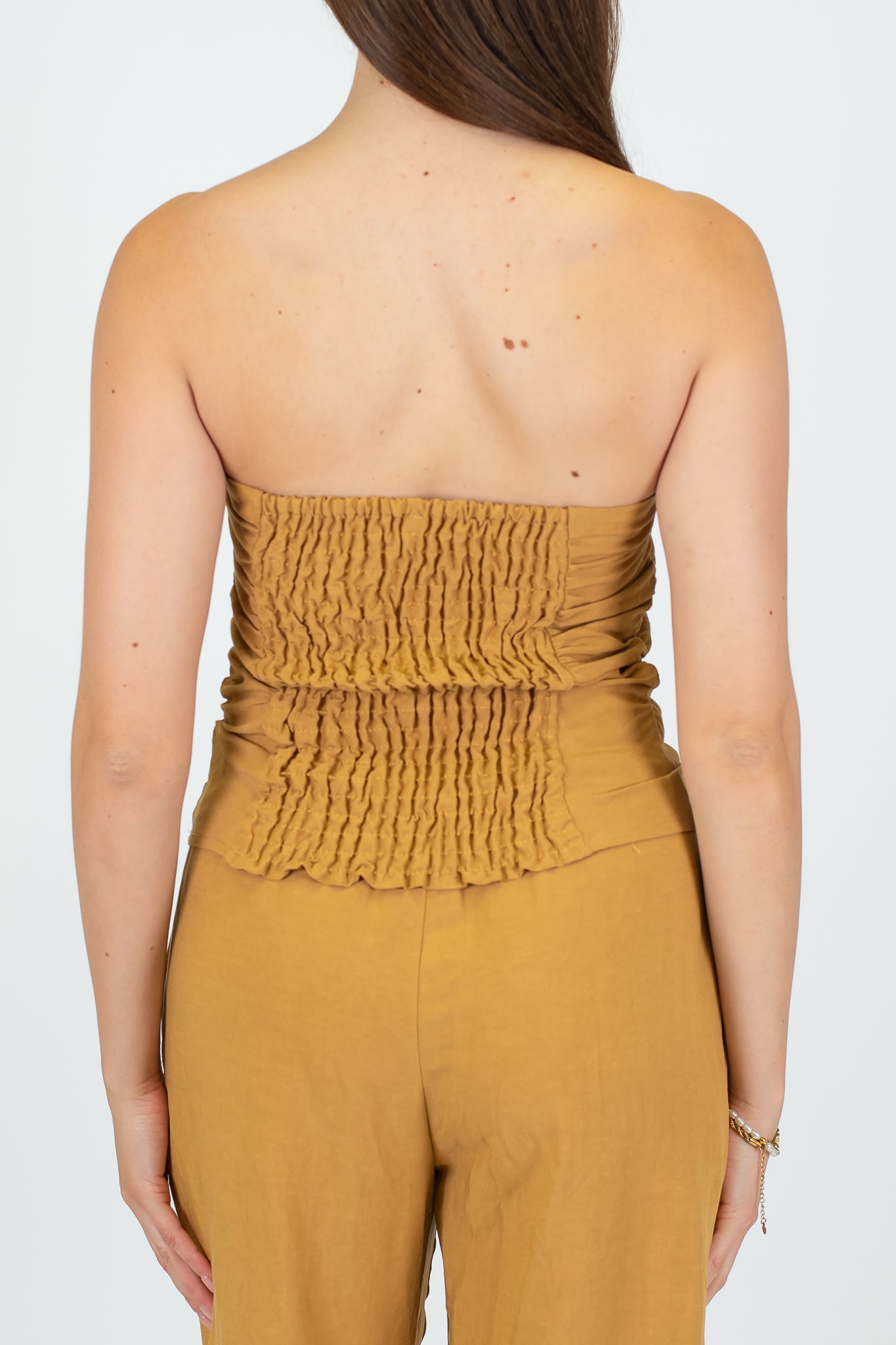 Tensione in - Coordinato pantalone e top a fascia