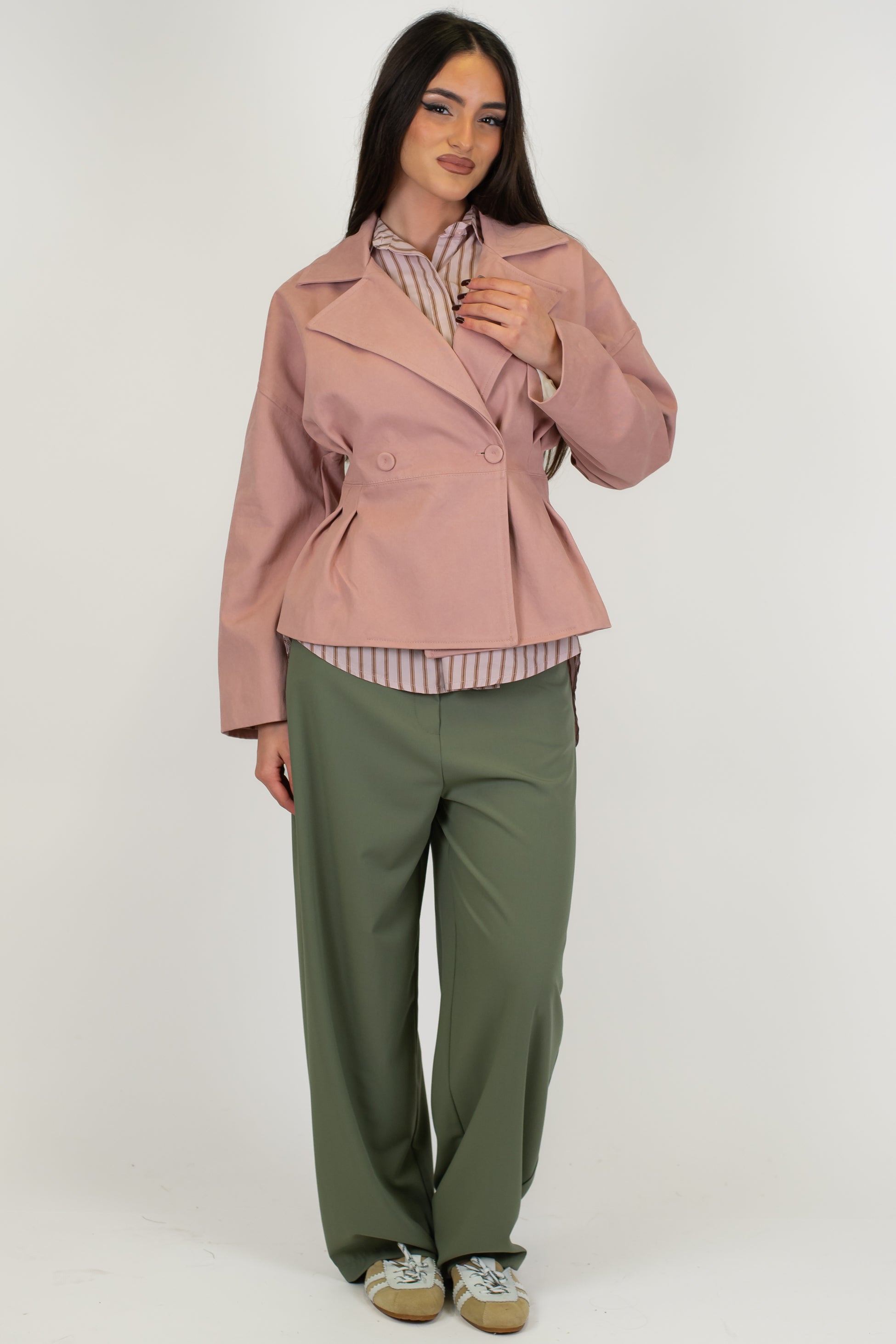 Tensione in - Pantalone ballon con tasconi posteriori