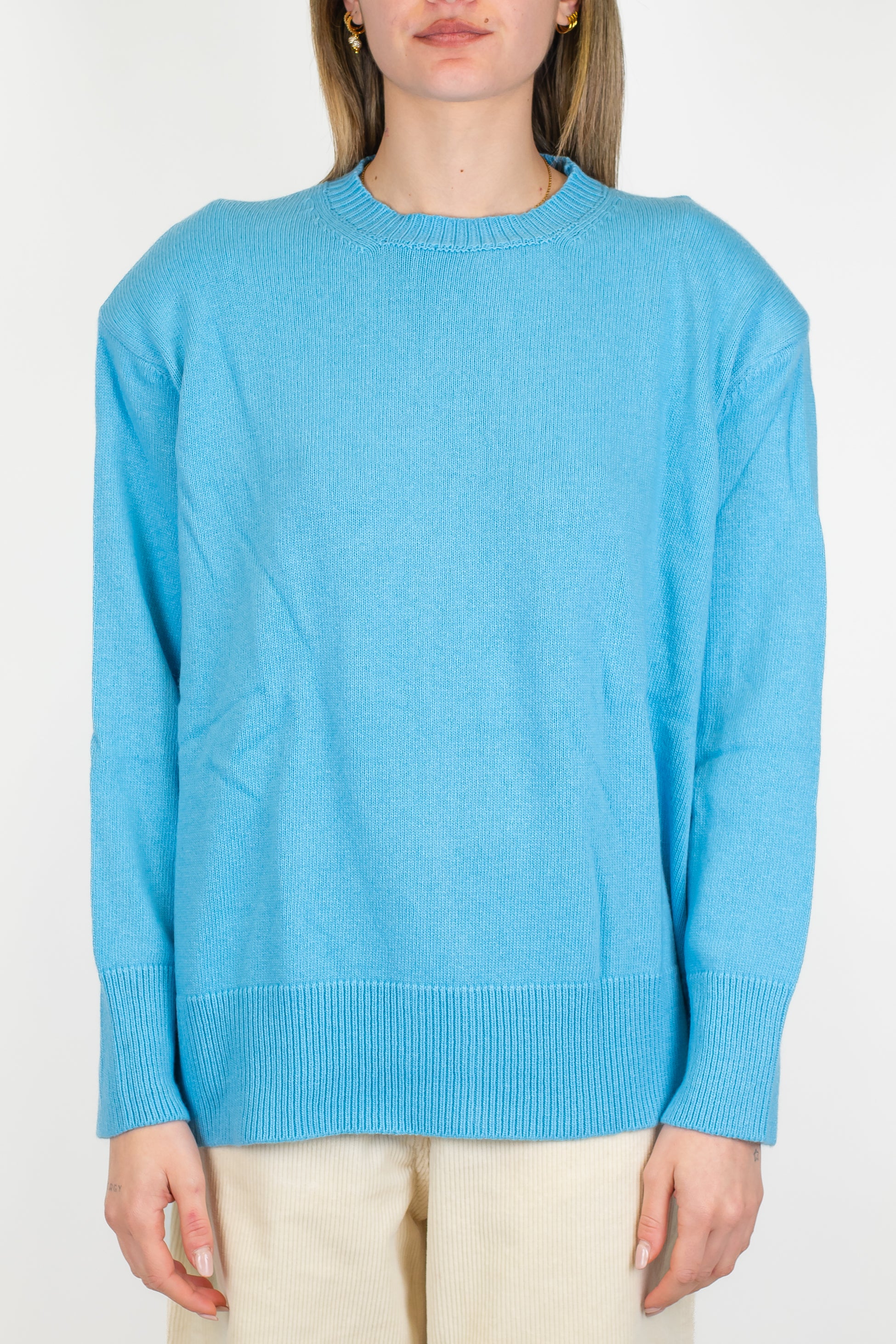 Tensione in - Maglia a scatola con spalline