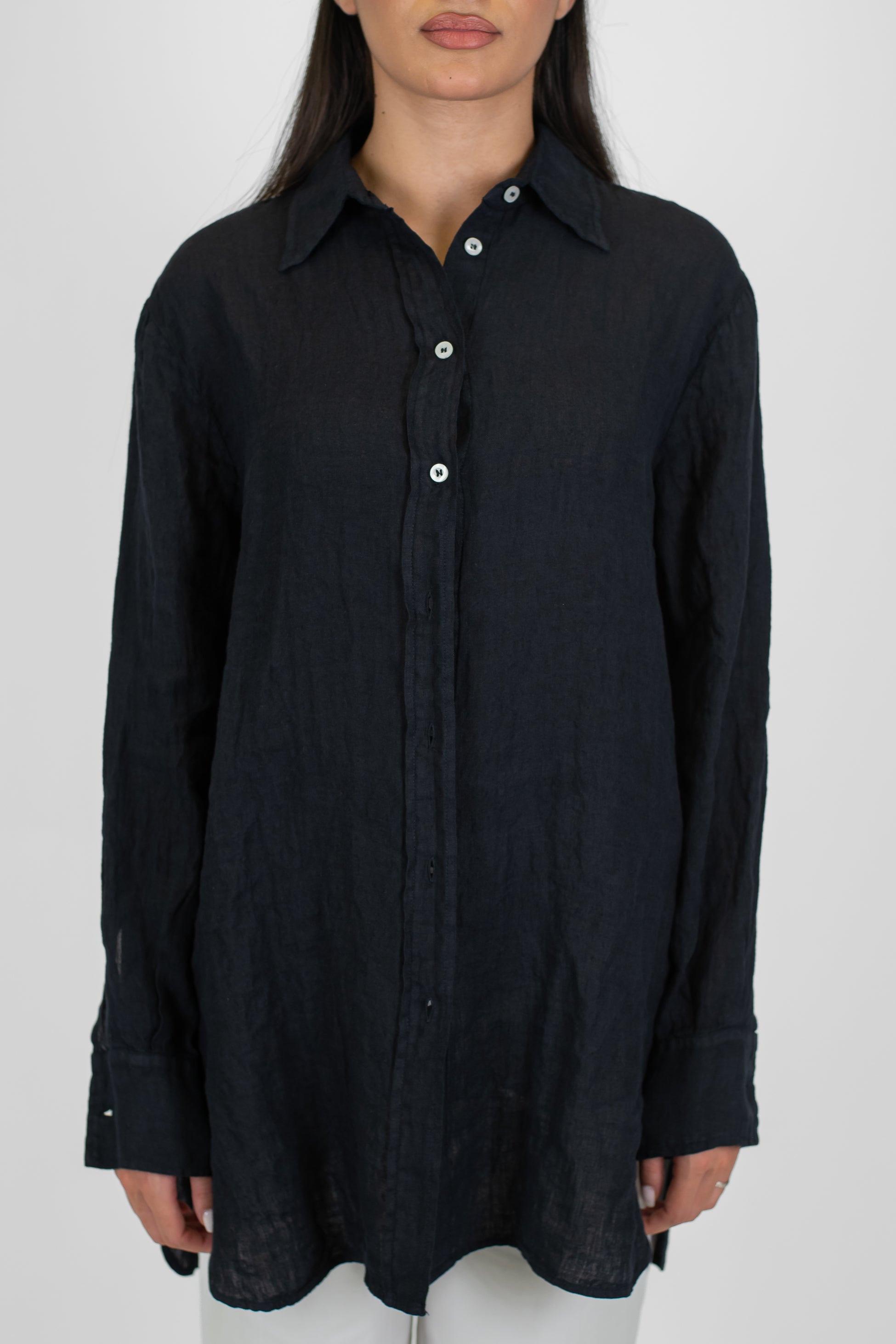 Tensione in - Camicione 100% lino