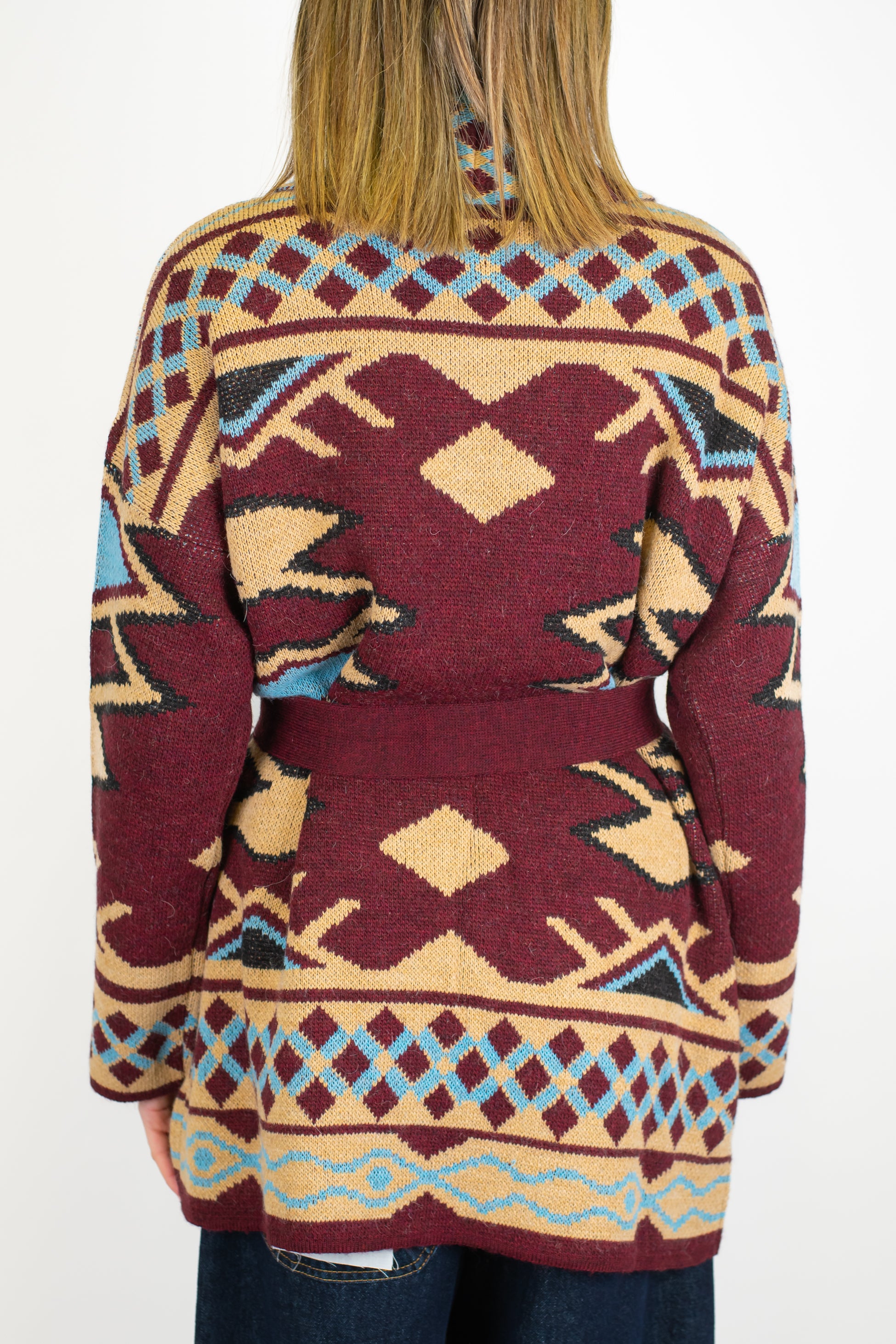 Tensione in - Cardigan fantasia astratta