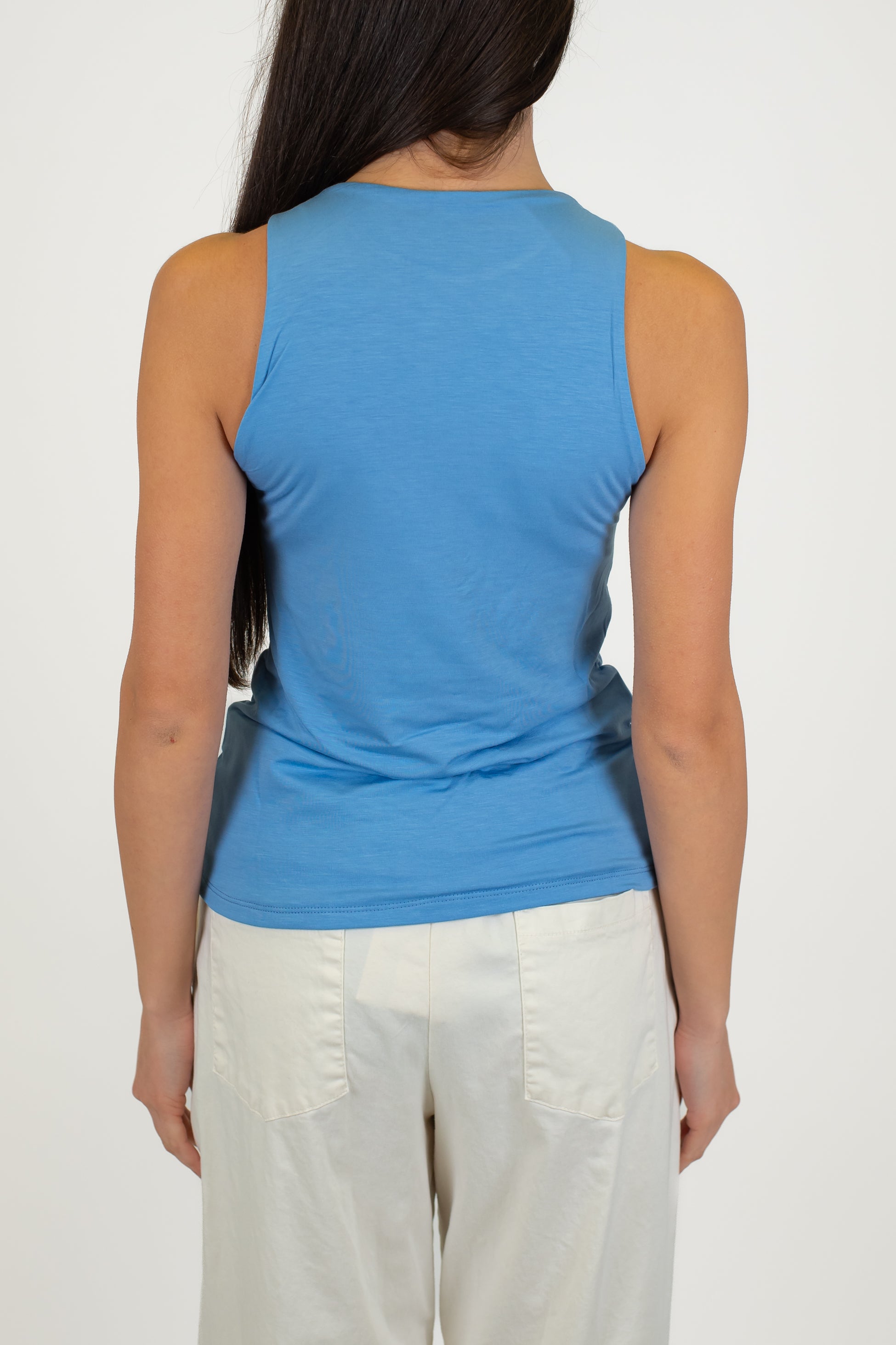 Kontatto - Canotta basic in viscosa