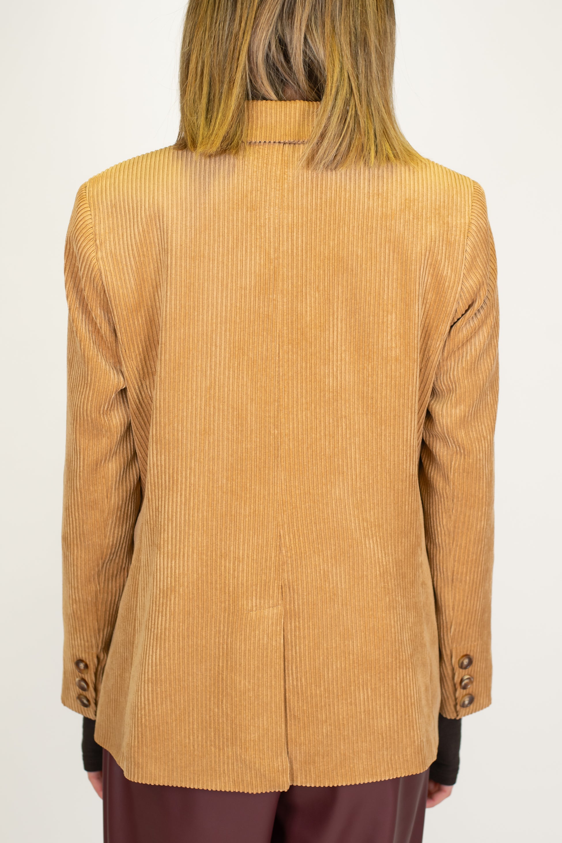 Haveone - Giacca monopetto in velluto a coste