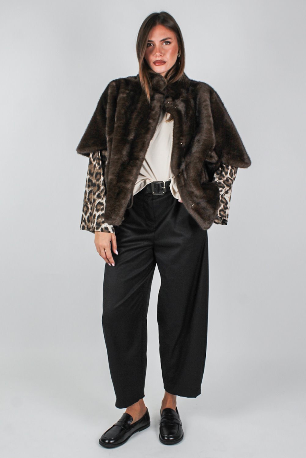 Haveone - Pantalone balloon crop