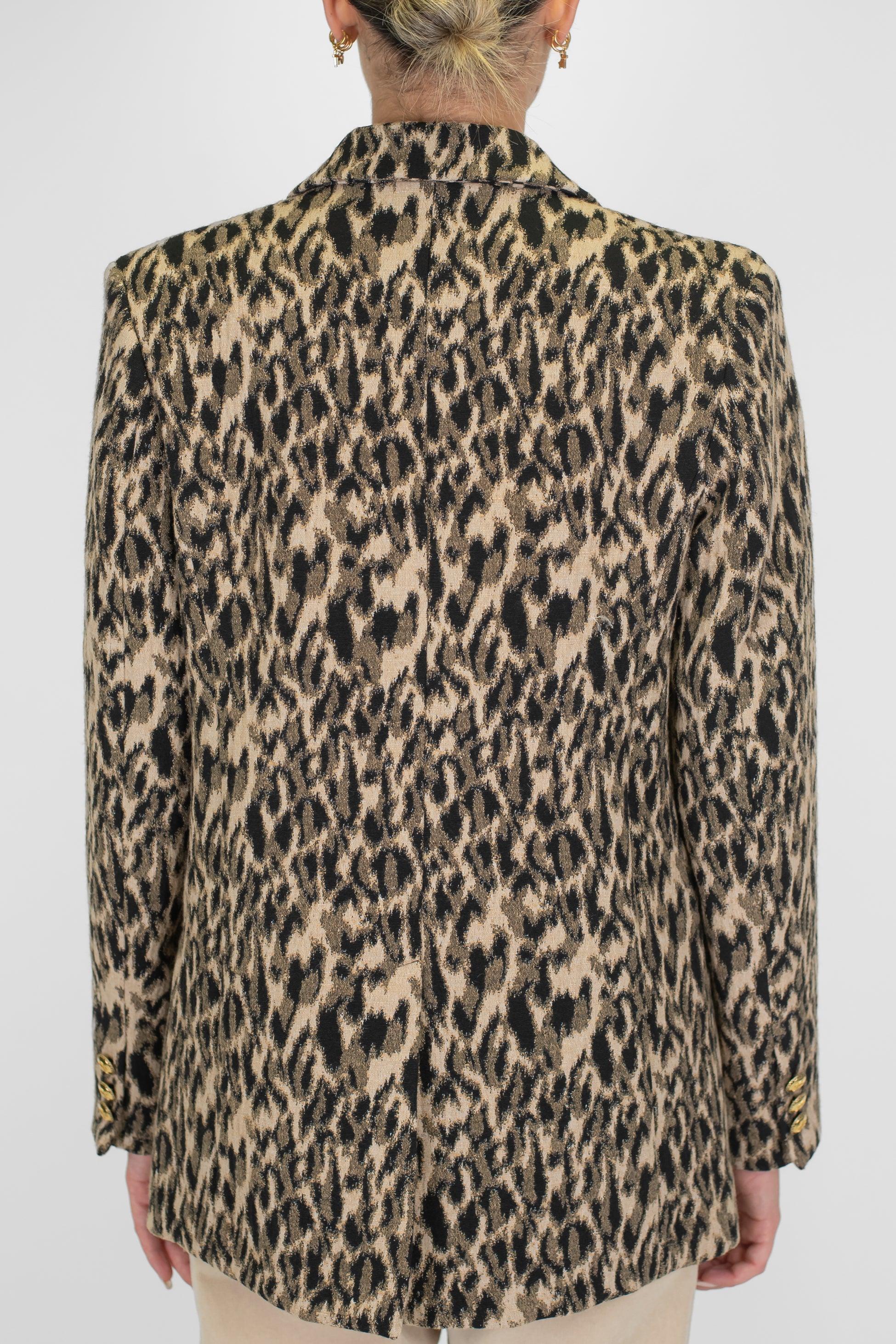 Maryley - Blazer doppiopetto fantasia animalier