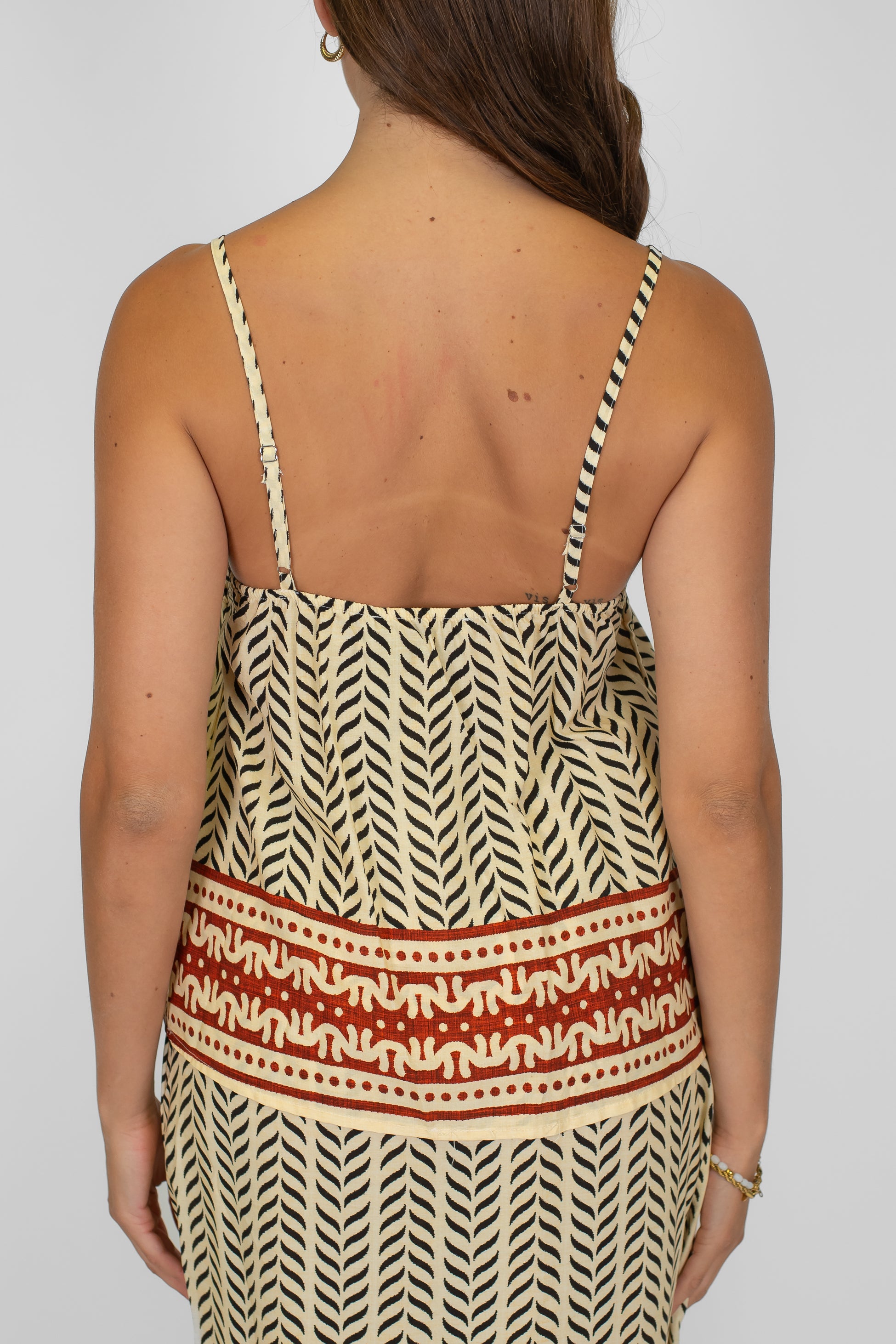 Haveone - Top fantasia con bretelle regolabili