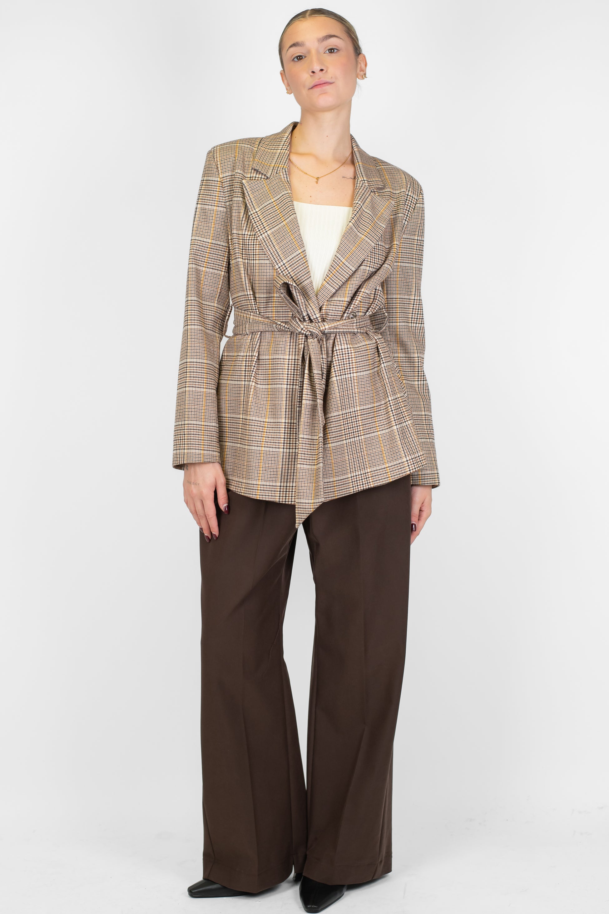 Maryley - Pantalone palazzo a vita alta