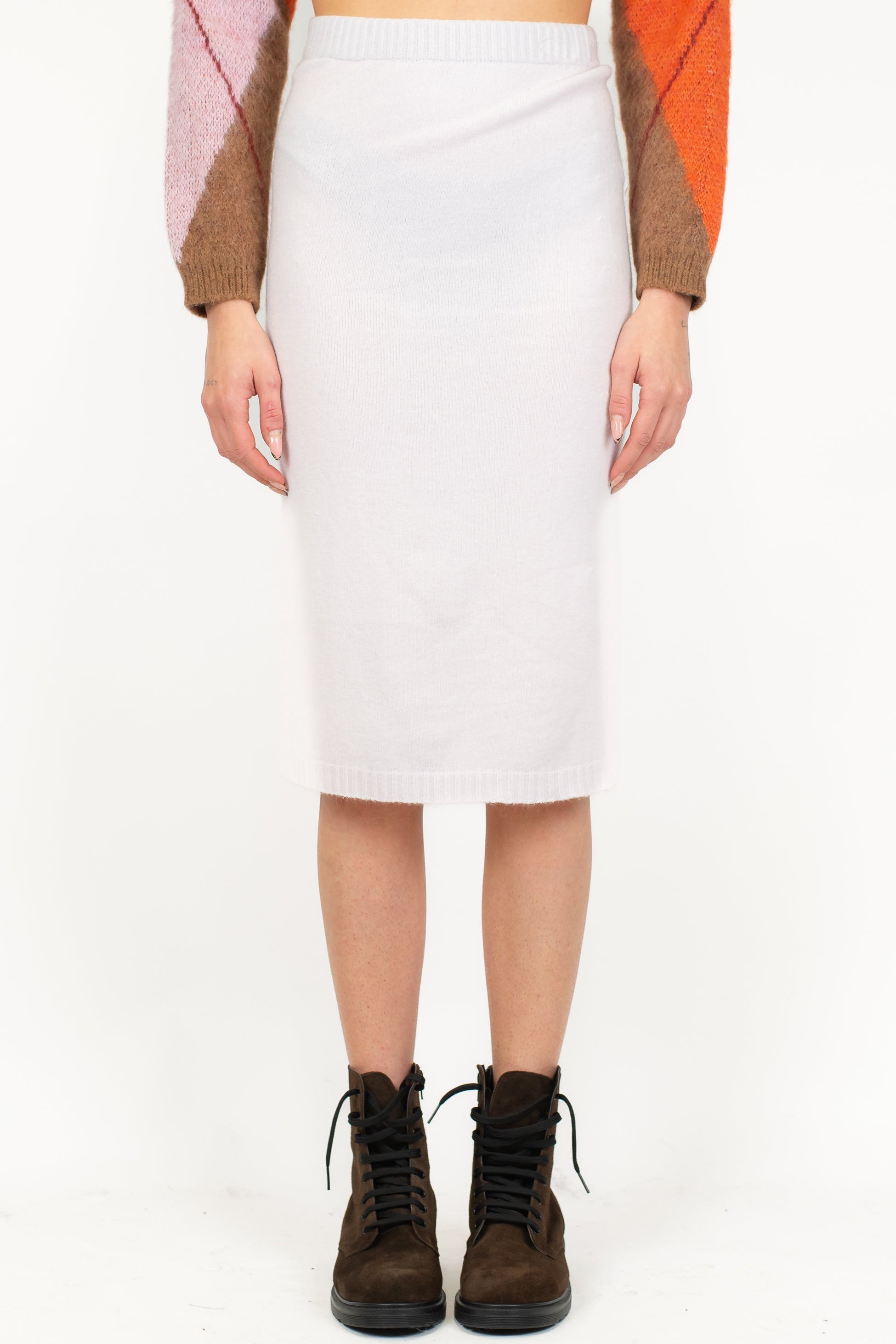 Maryley - Gonna in maglia con elastico in vita