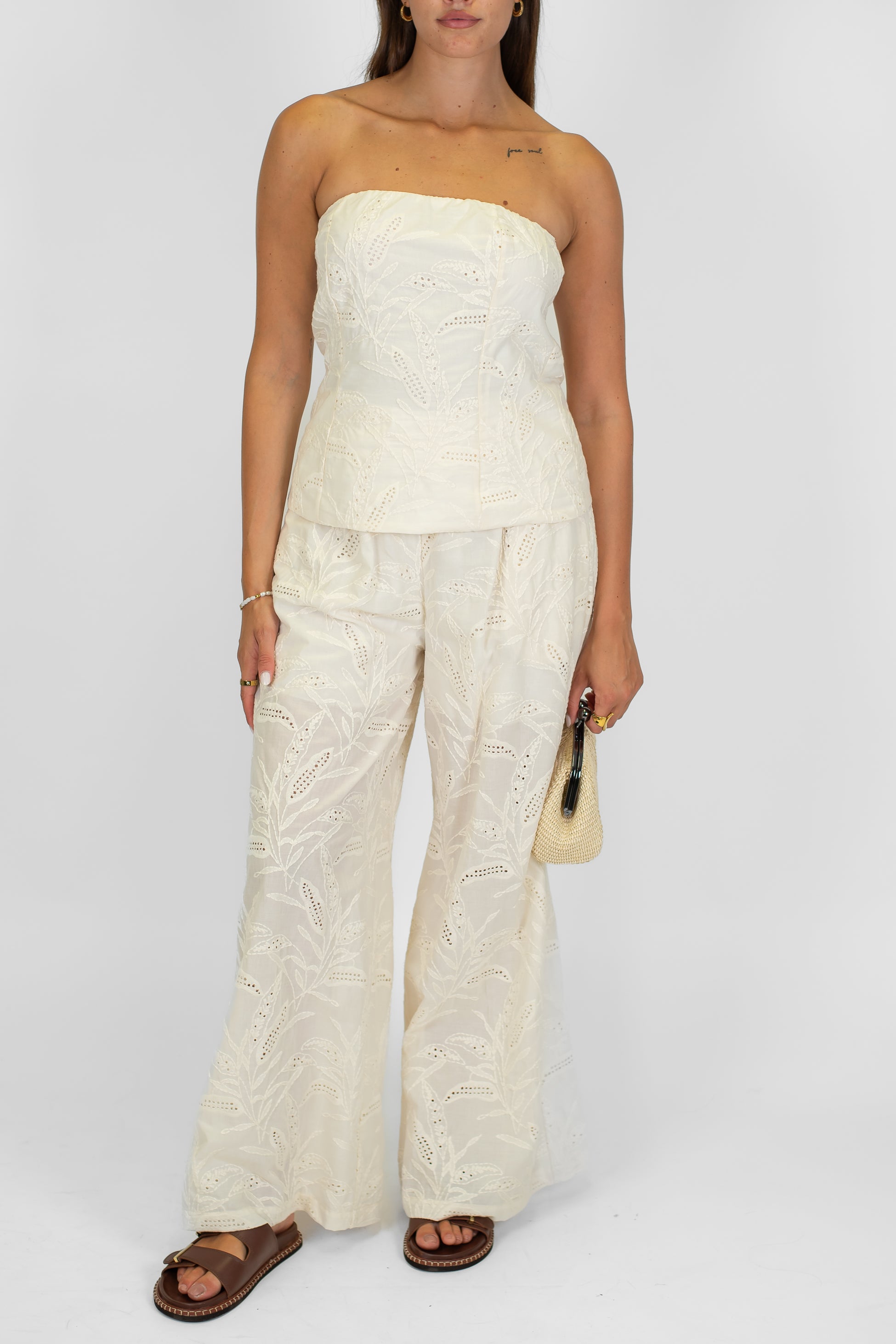 Tensione in - Coordinato top a fascia e pantalone