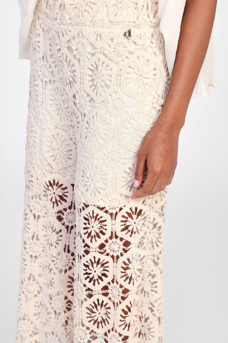 Dixie - Pantalone palazzo crochet