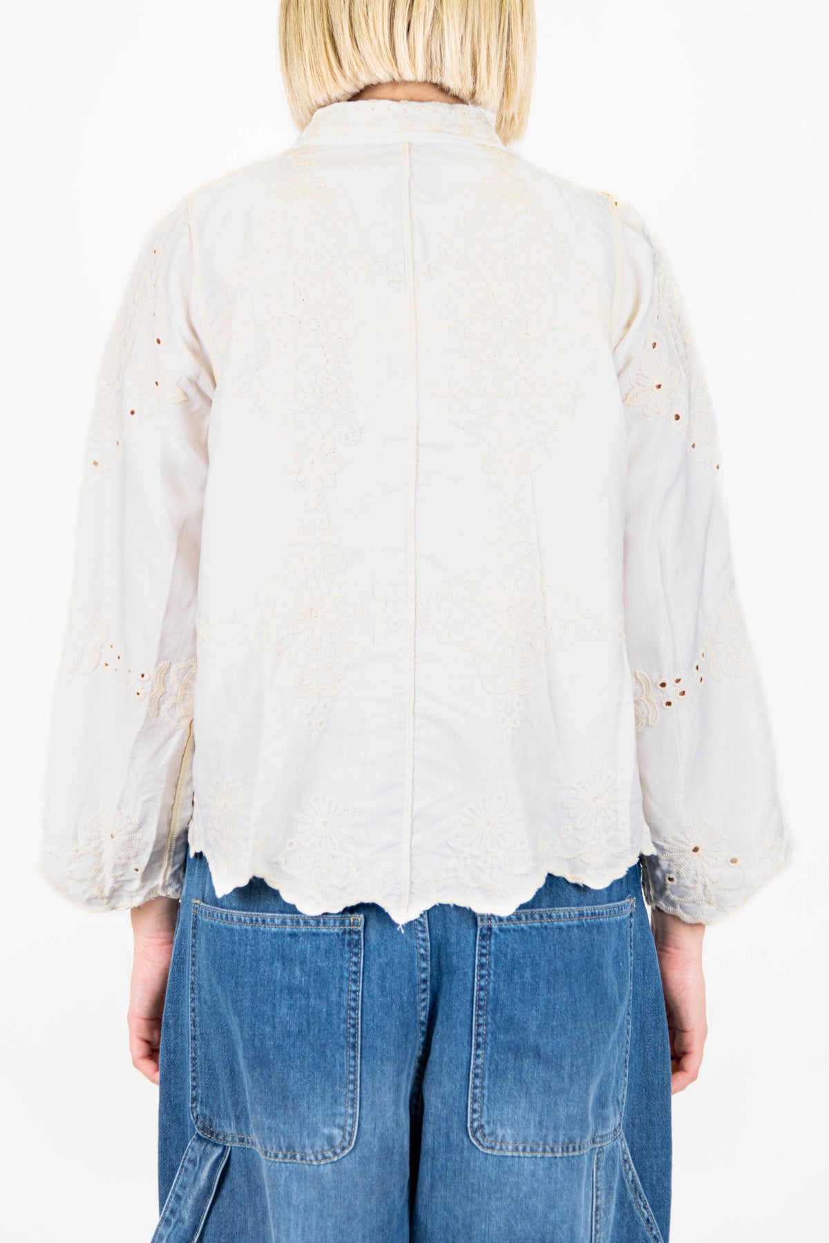 Haveone - Camicia con ricami in crochet