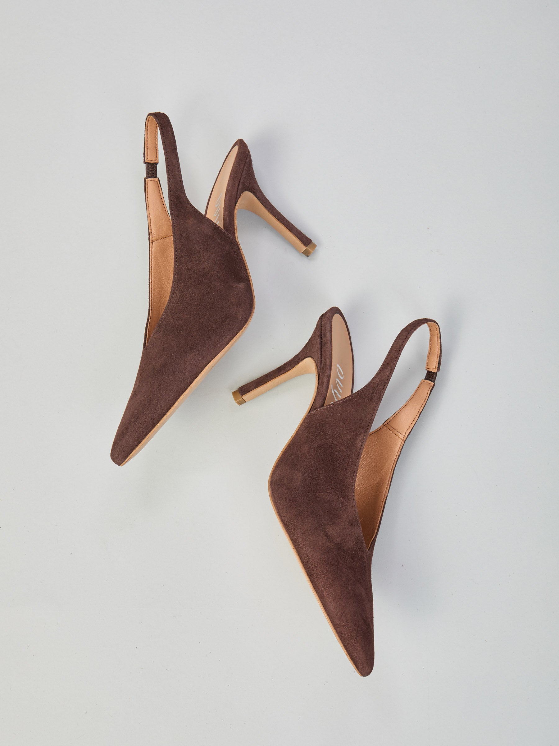 Ovyé - Slingback in camoscio a punta