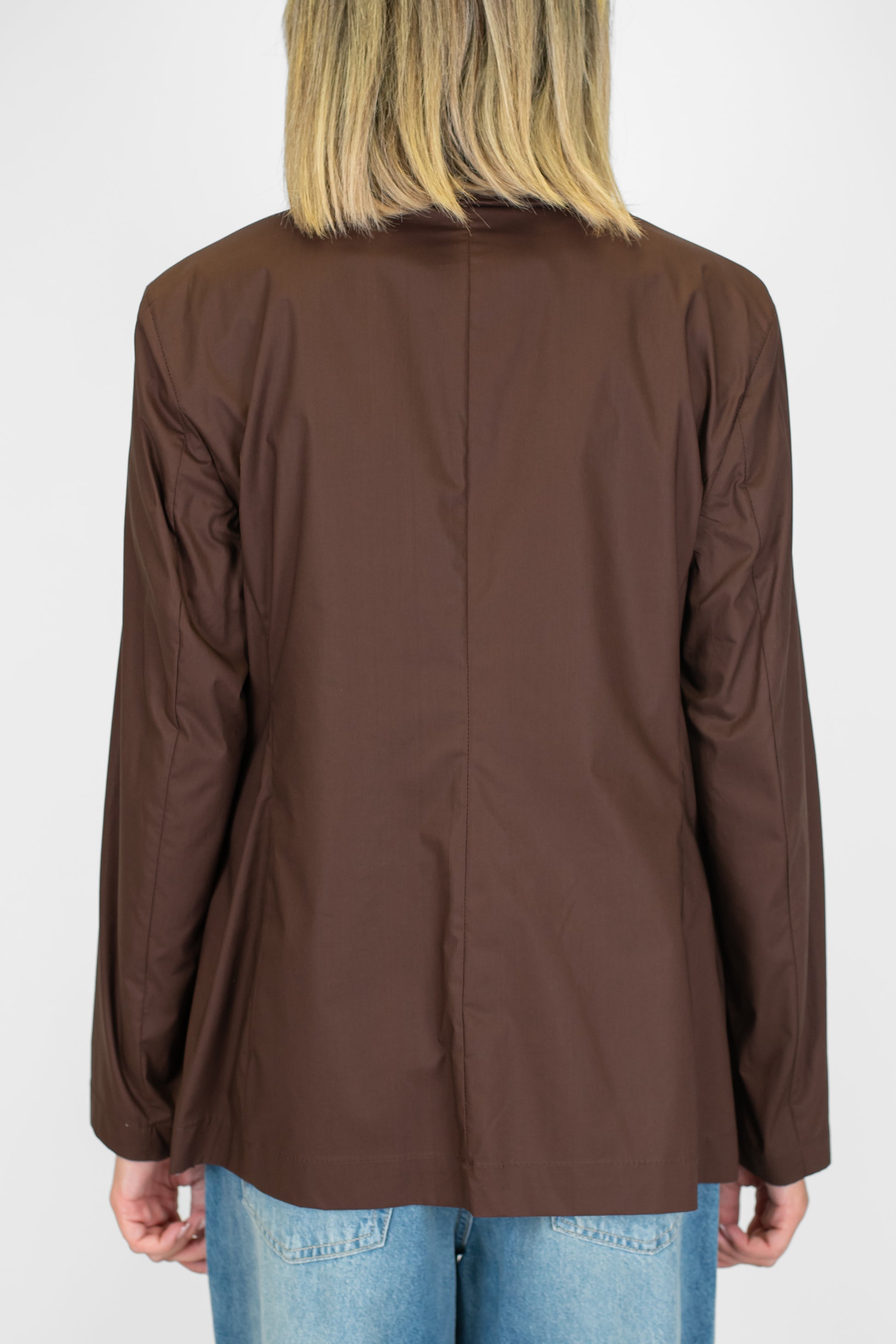 Maryley - Giacca monopetto sfoderata in tela paracadute