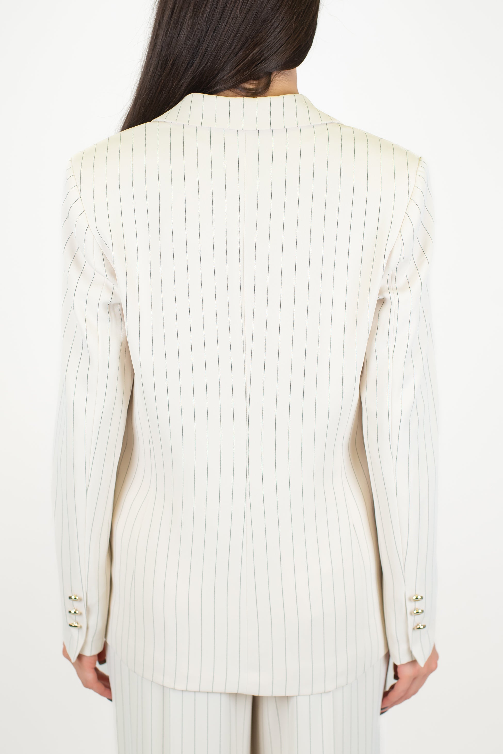 Maryley - Giacca monopetto gessata