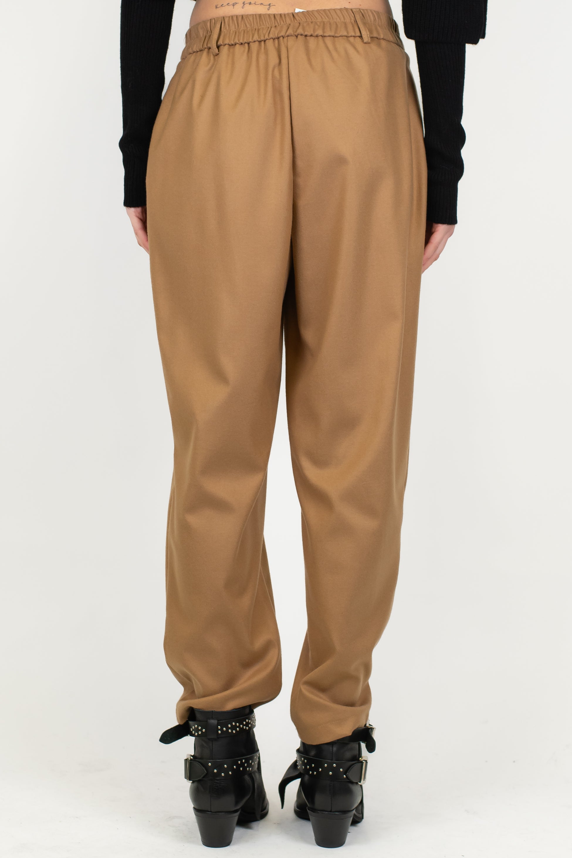 Tensione in - Pantalone in flanella slim