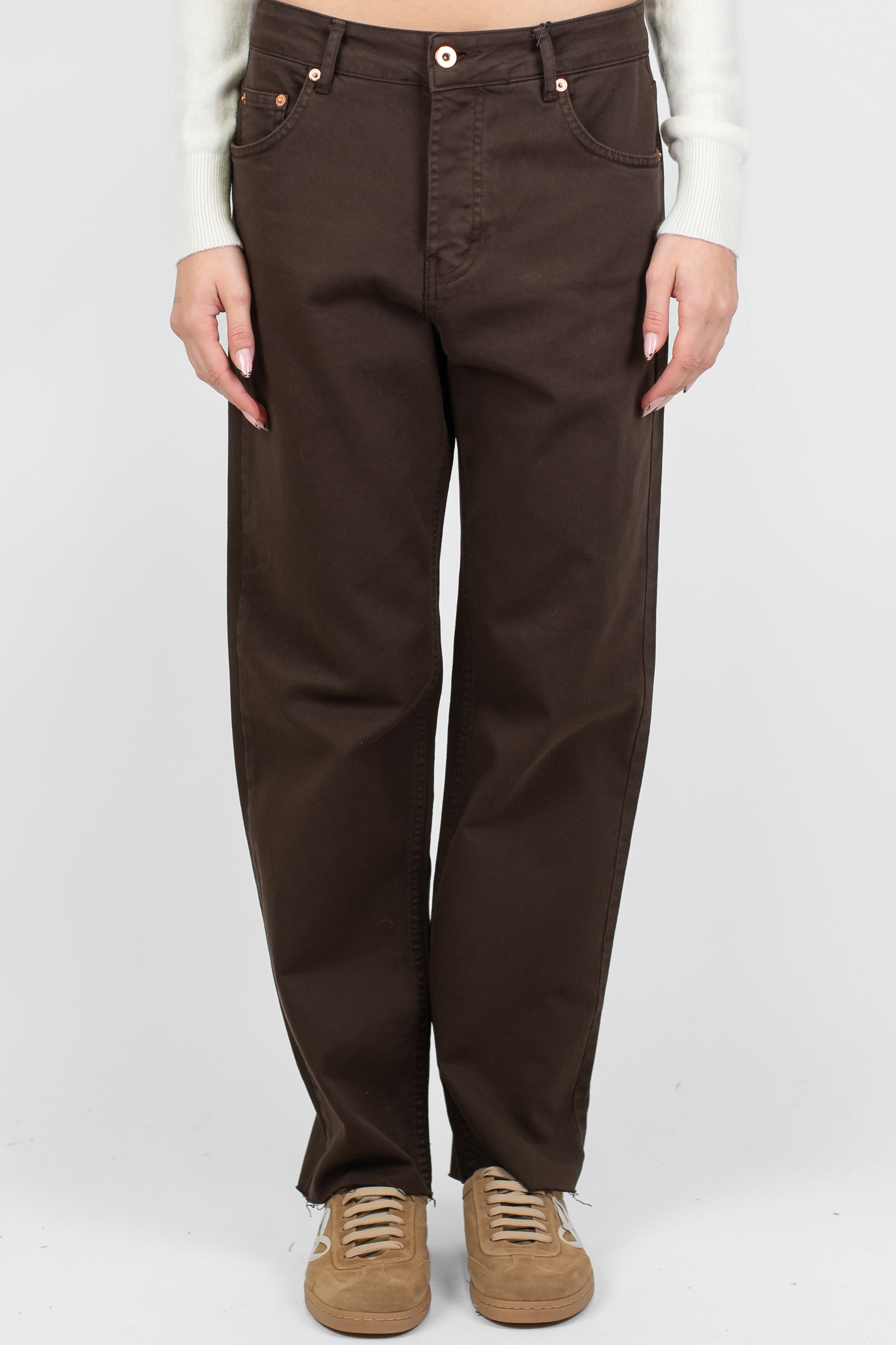 Tensione in - Pantalone regular in denim colorato