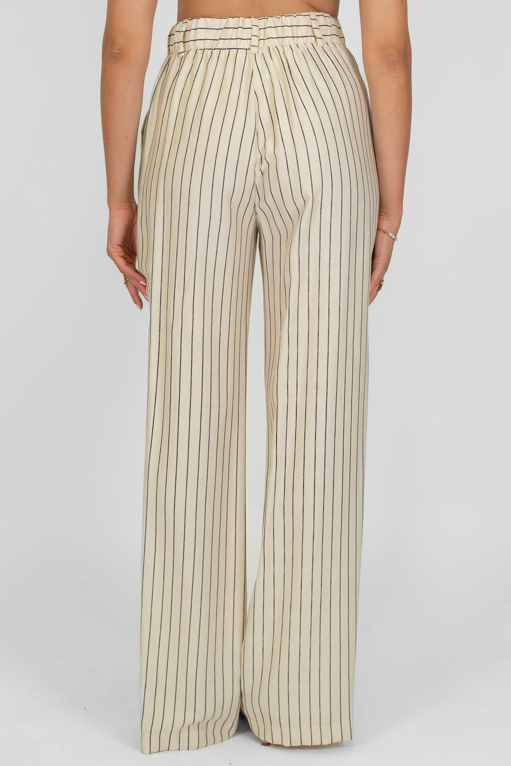 Dixie - Pantalone palazzo gessato