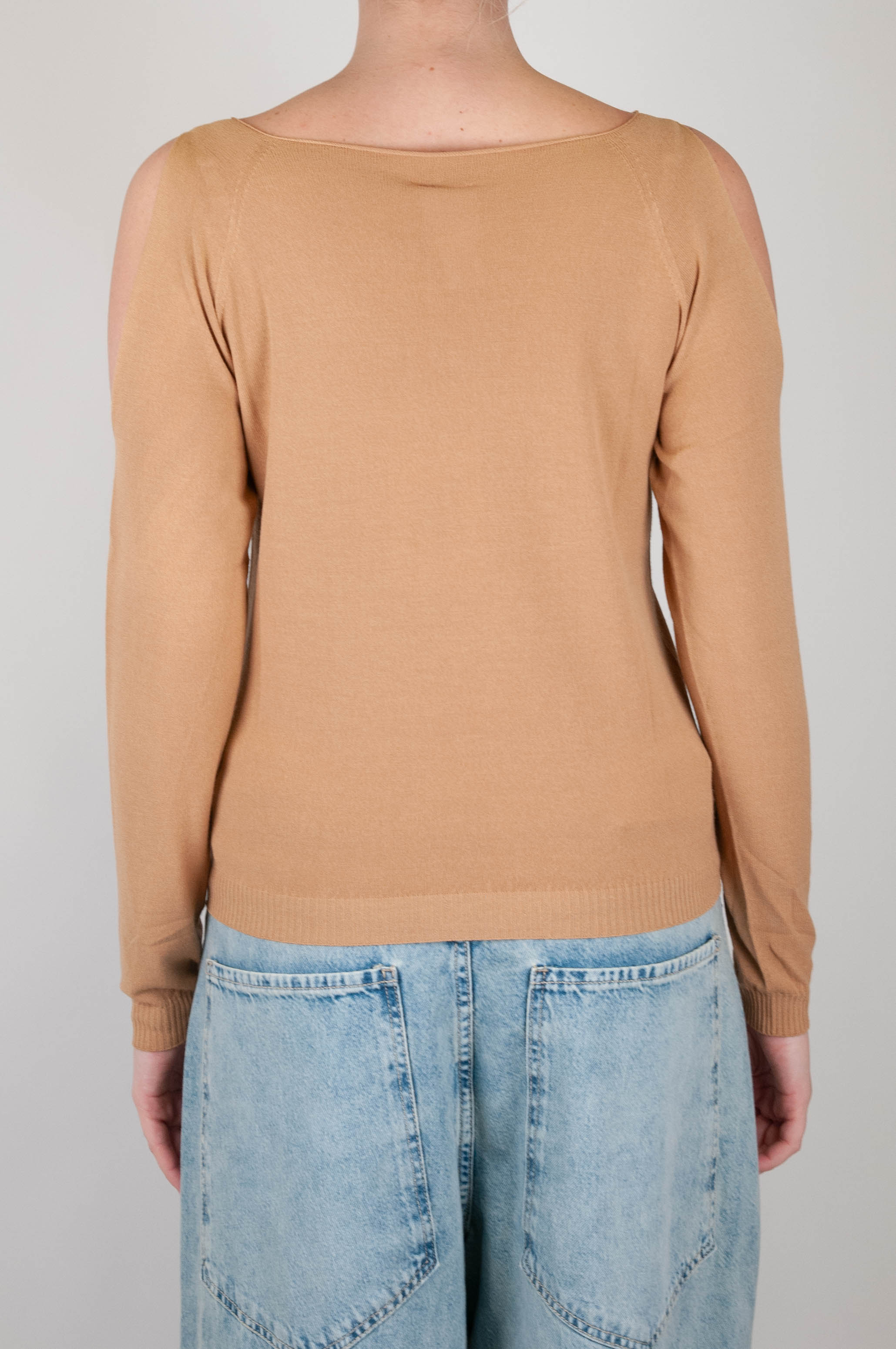 Kontatto - Maglia con fori sulle spalle